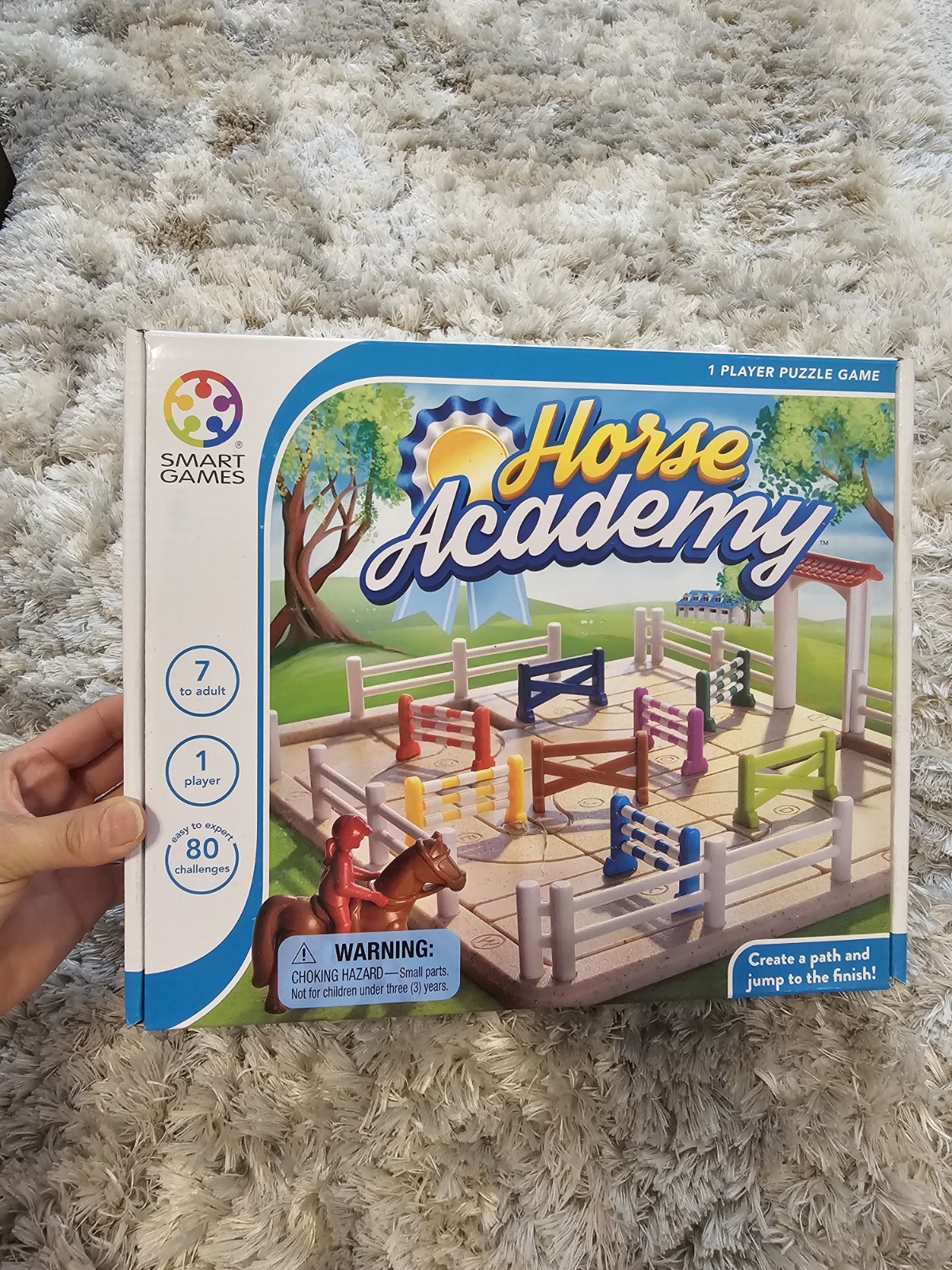 SmartGames Horse Academy Path-Building Game w/80 Challenges Ages 7+ COMPLETE