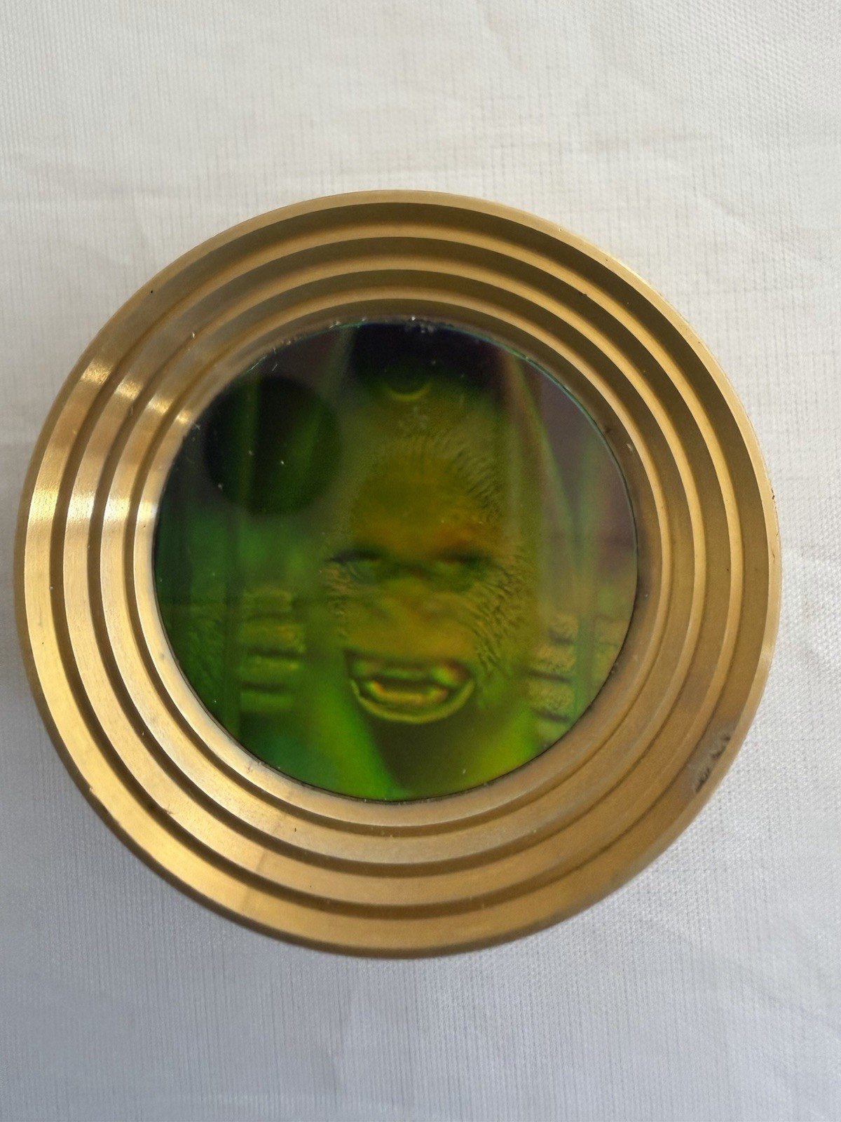 Vintage 90’s Heavy Thick Gorilla Brass Pog Slammer New