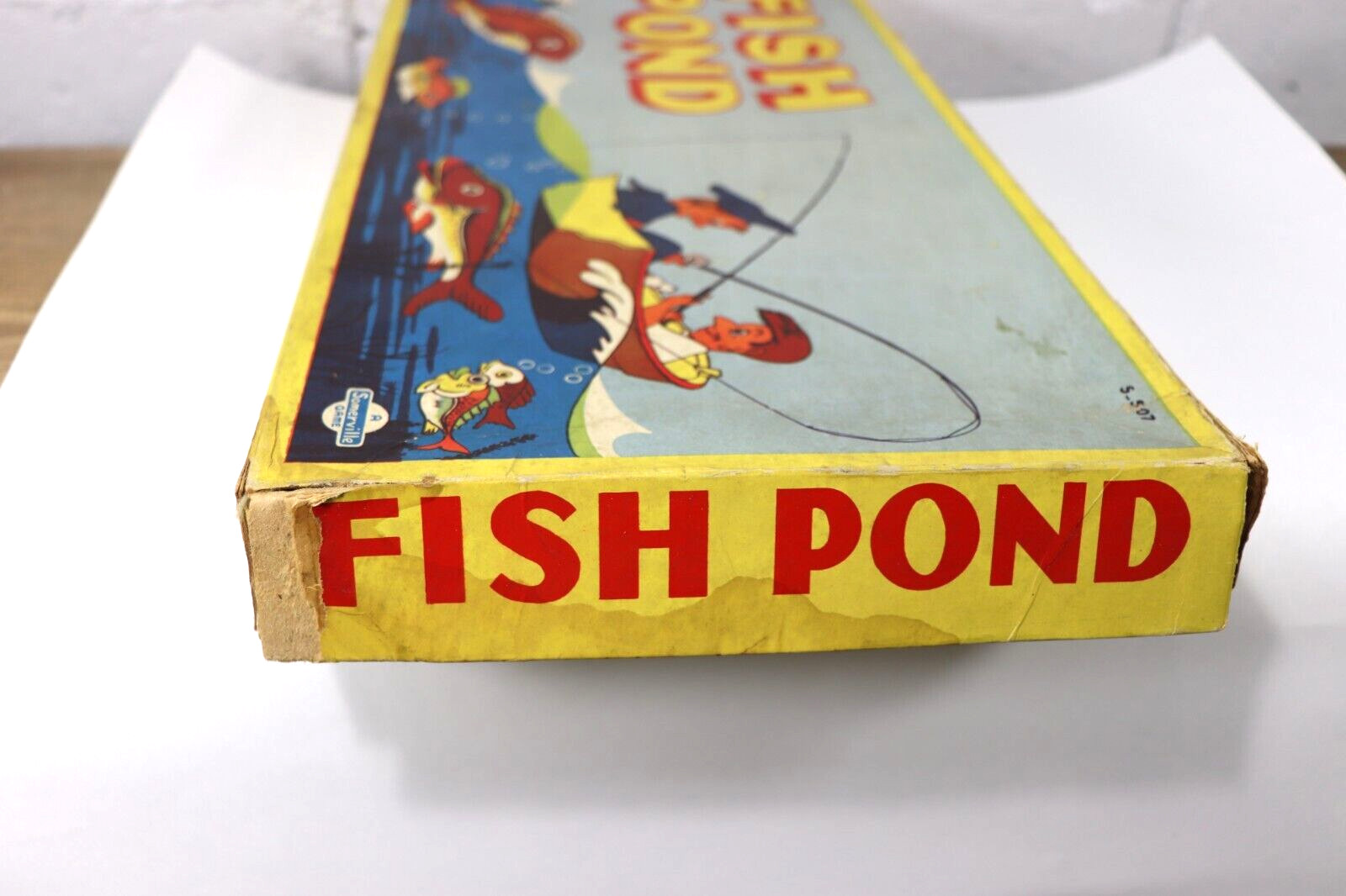 RARE Vintage FISH POND A Somerville Game 1950s/60s Children Fishing Game E4