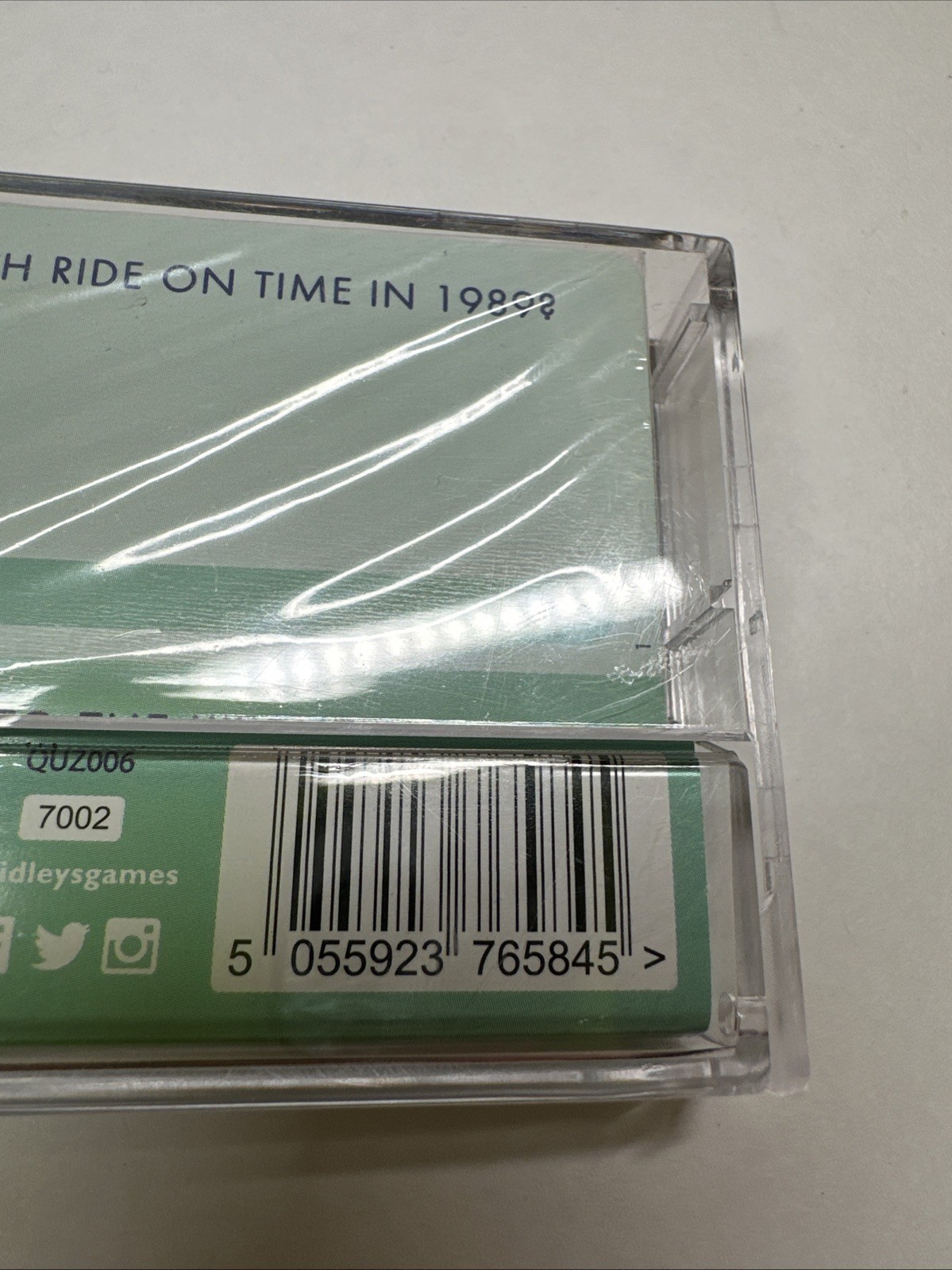 Ridley’s 1980s Music Trivia Game 40 Cards Next Line Challenges