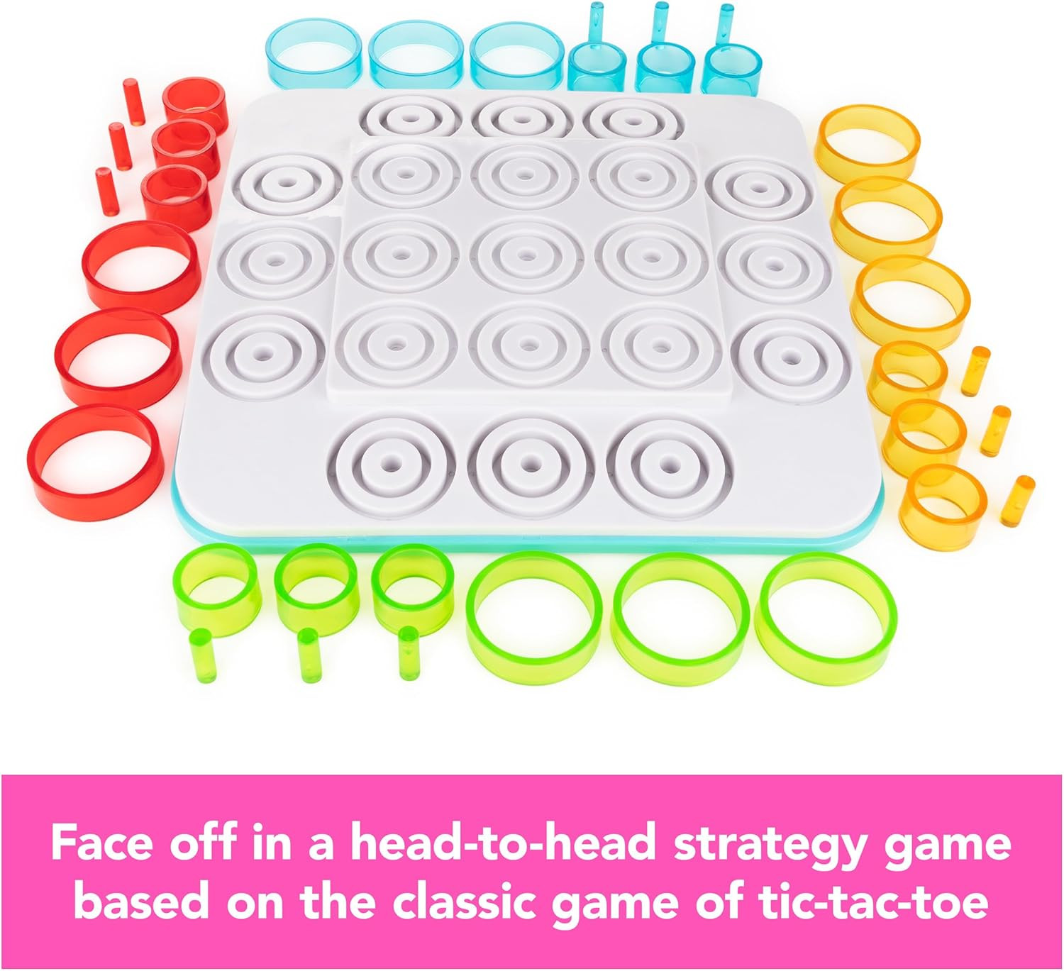 Spin Master Games Otrio Modern Stacking Strategy Tic-Tac-Toe Family Game |