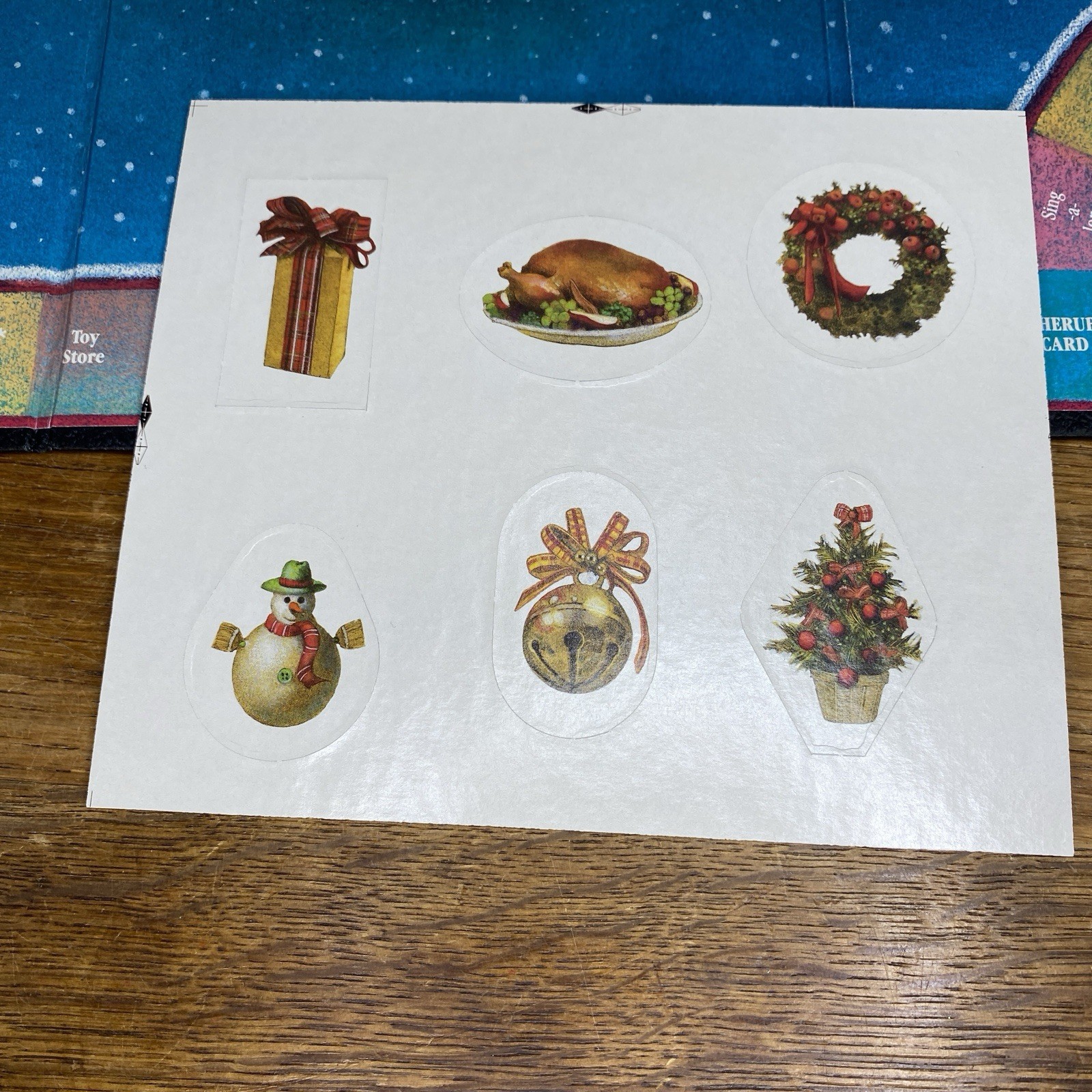 Vintage 1988 Christmas Stories The Game Complete 2-D Games Family Unpunched