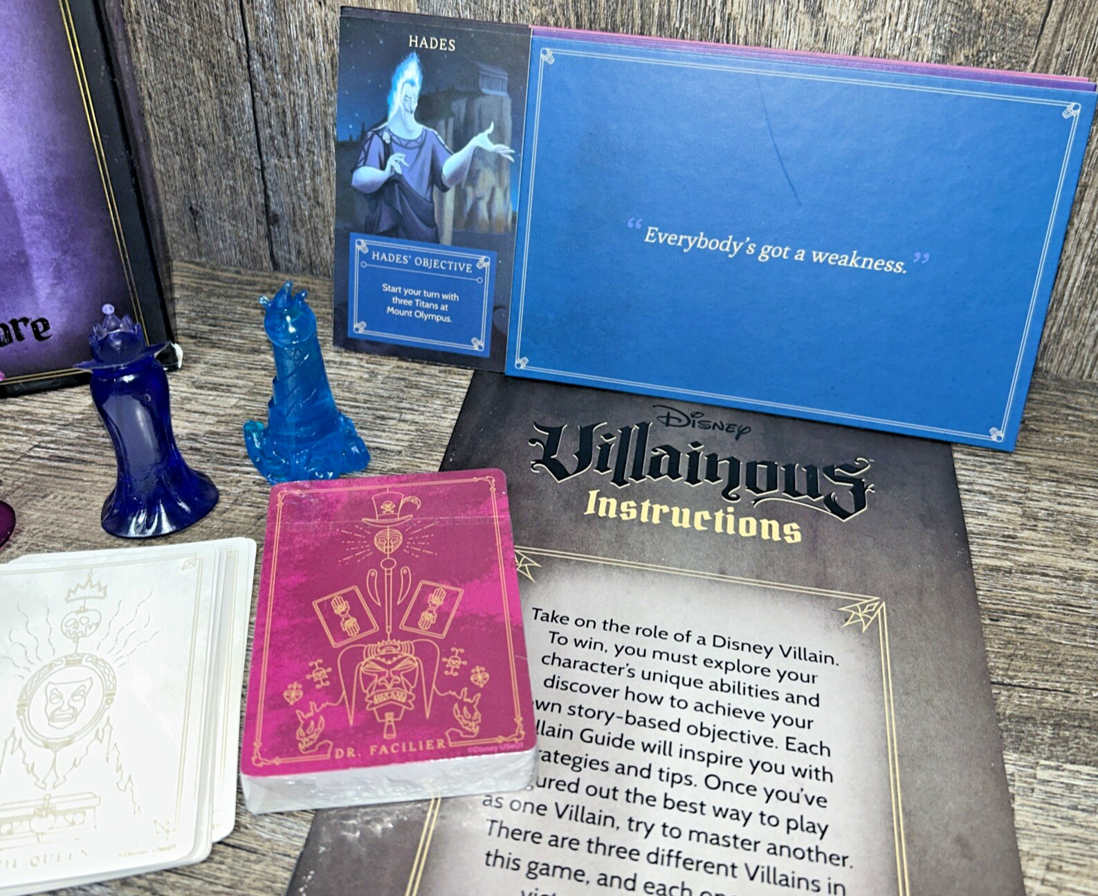 Disney Villainous Wicked to the Core COMPLETE Ravensburger 2019 Stand Alone Game