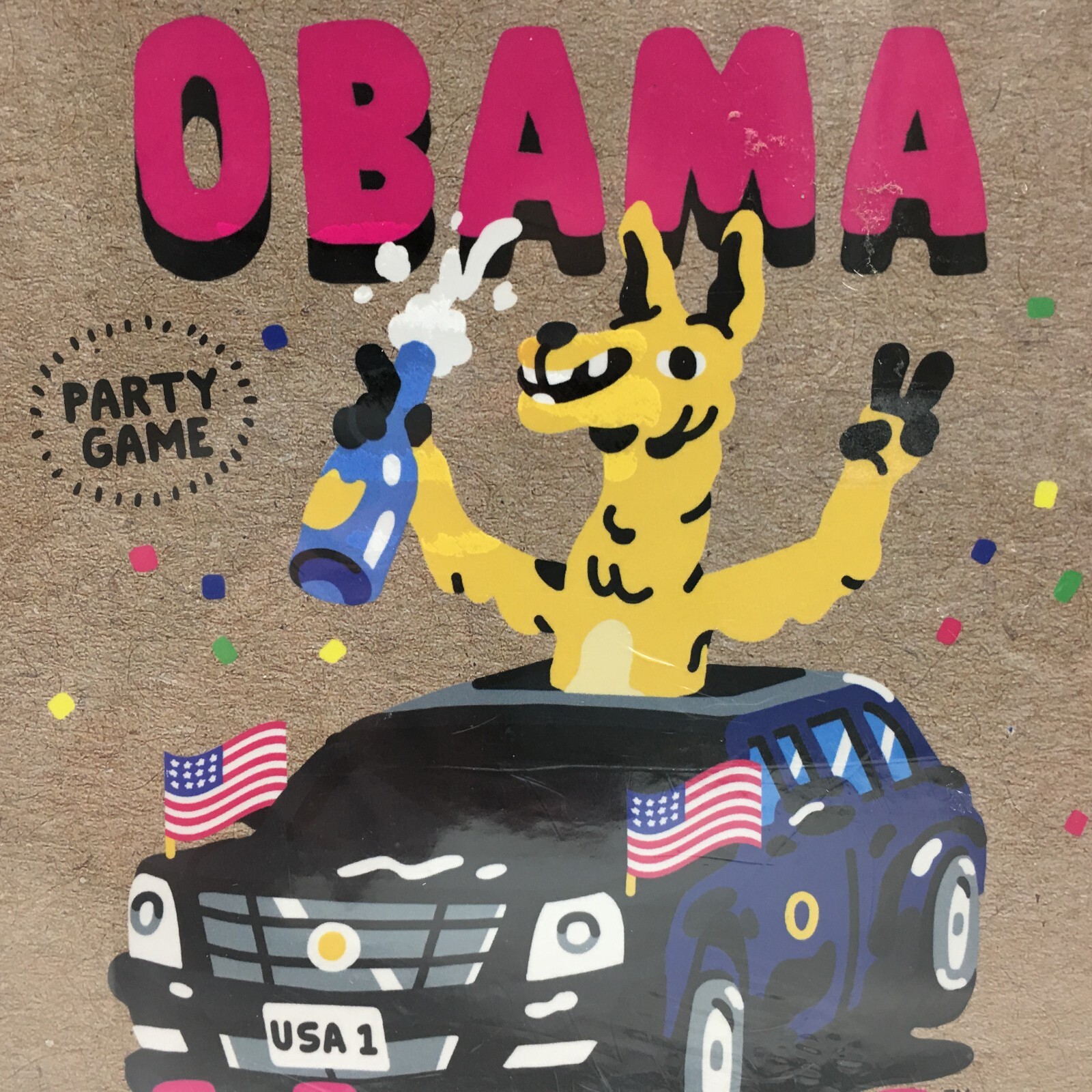 OBAMA LLAMA Celebrity Rhyming Charades Family Party Game Ages 14+ Fun Humor NEW!