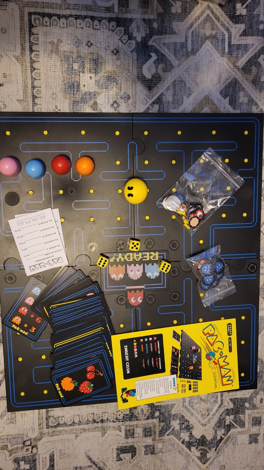 Pac-Man The Board Game Arcade Classic by Buffalo Games 2019 100% Complete