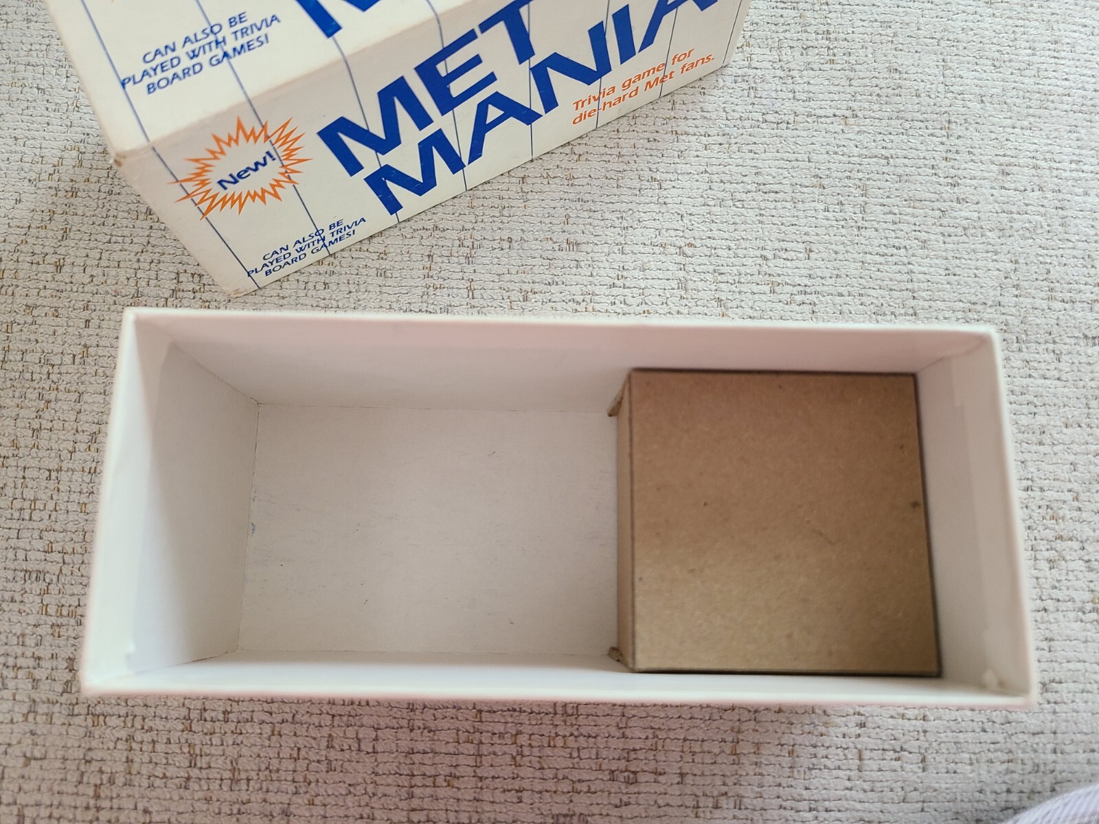 1985 Target Met Mania Die Hard Met Edition Trivia Game