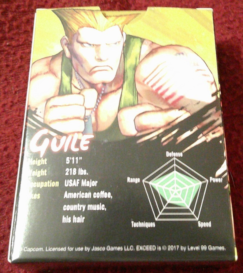 Level 99 Exceed Fighting System Street Fighter Guile counted complete