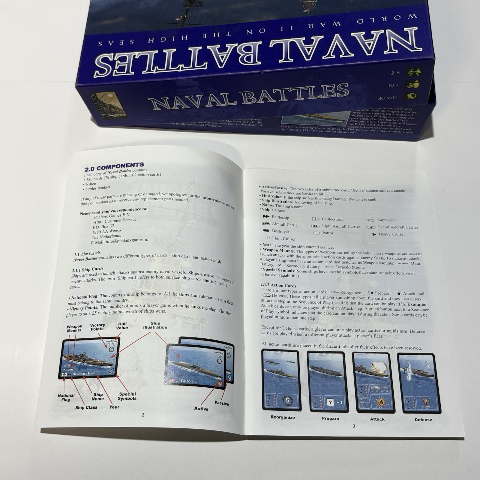 Naval Battles, WW2 on the High Seas, a card game by Dan Verssen