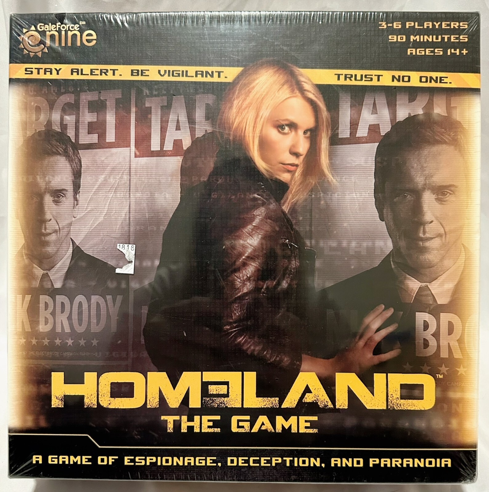 Gale Force Nine Homeland Strategy Board Game Espionage CIA Thriller 2015 New