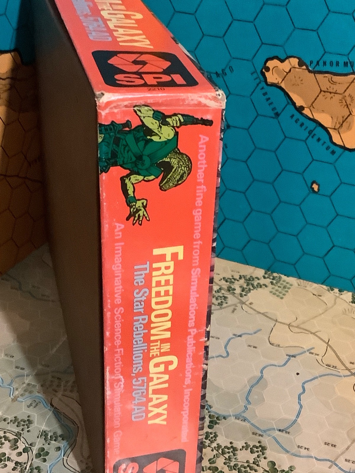 Freedom in the GALAXY PINK MAP Edition Unpunched SPI 1979