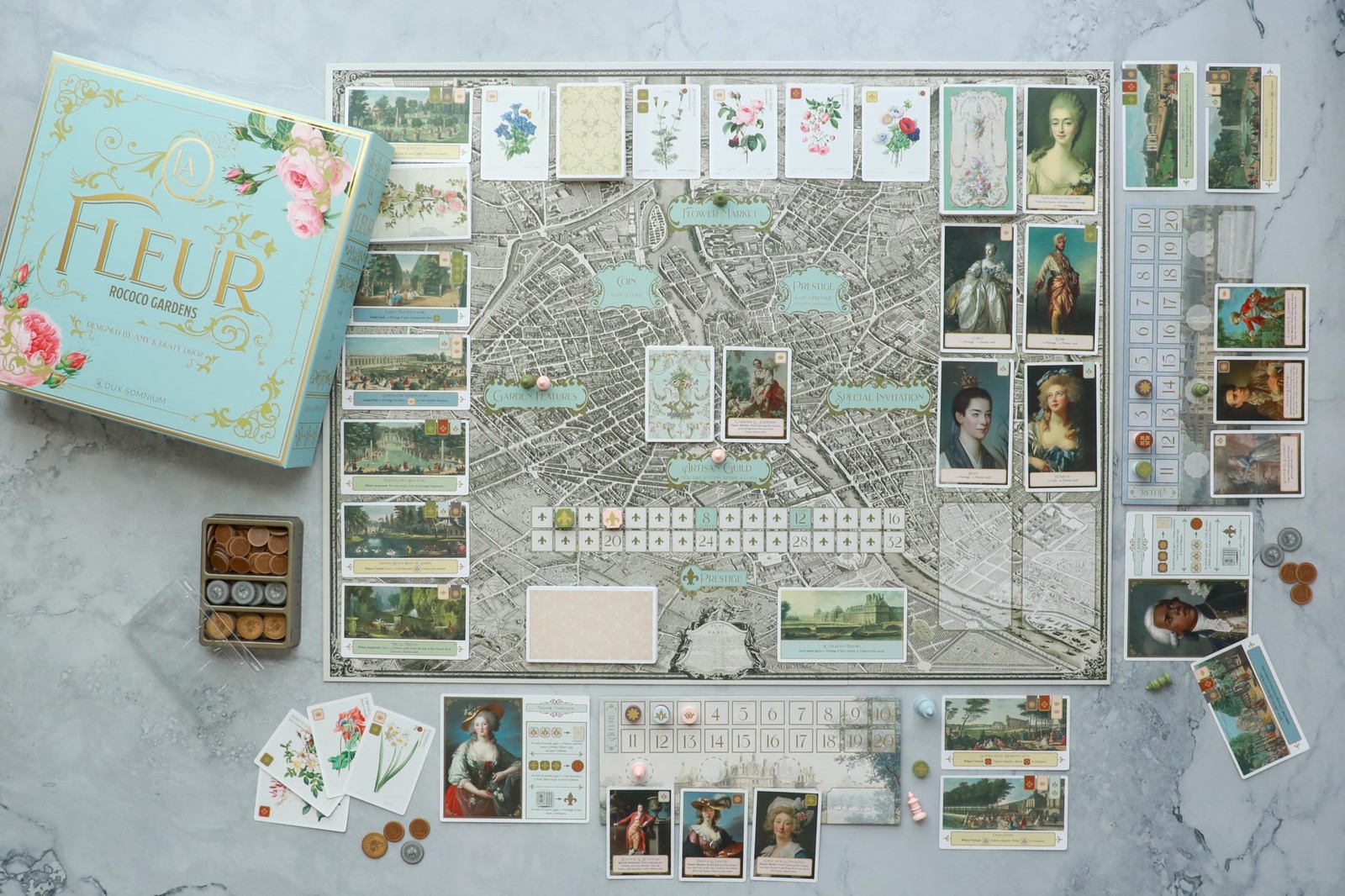 La Fleur Board Game | Family Board Game | Rococo Garden Building for Plant Lo…
