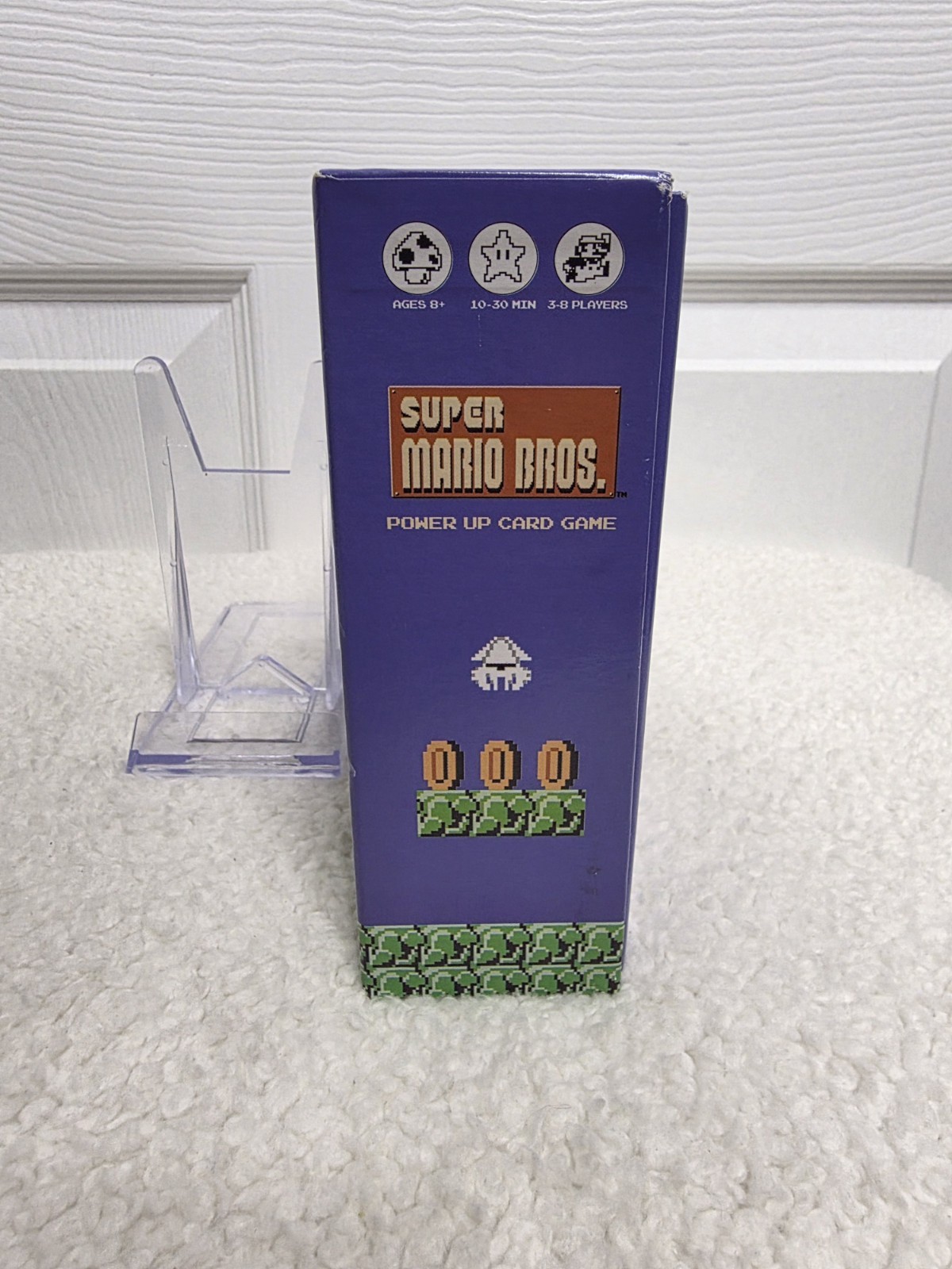 Super Mario Bros. Power Up Card Game, 100% Complete 3-8 players, 2017, Nintendo