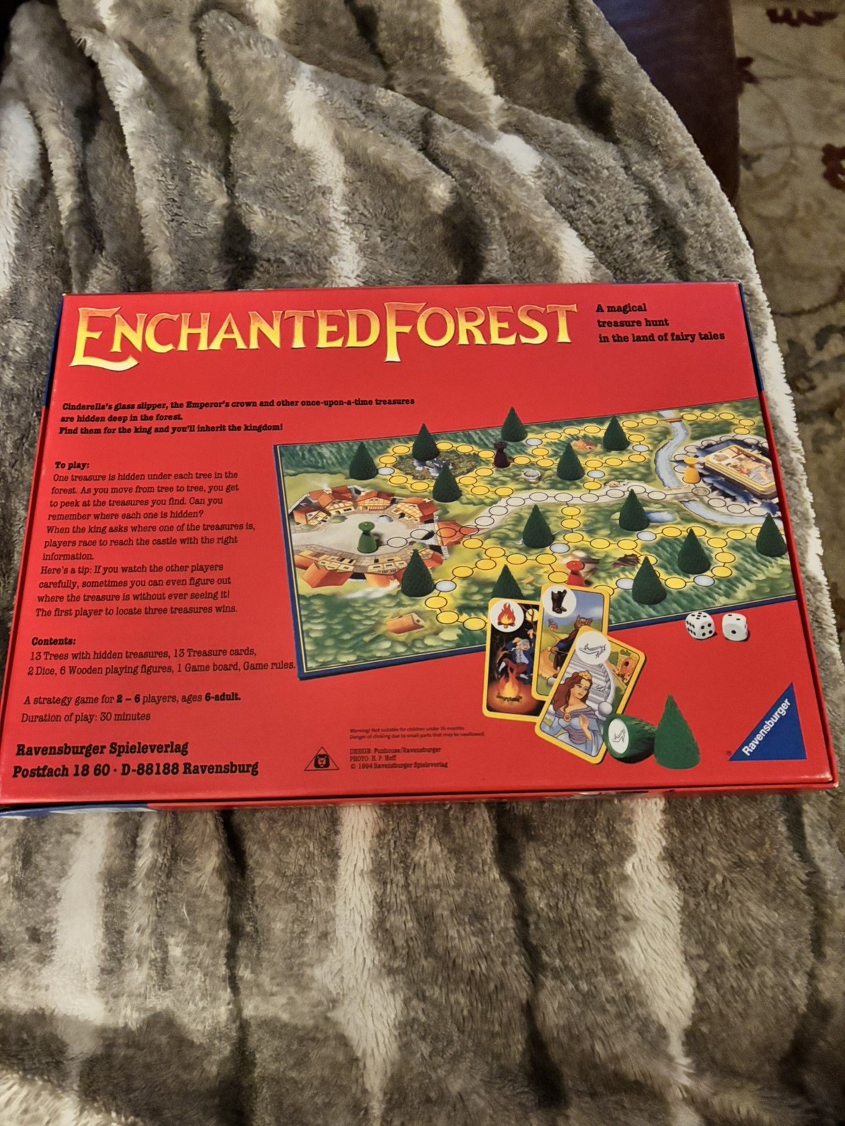 Enchanted Forest Board Game Ravensburger 1994 Used Complete