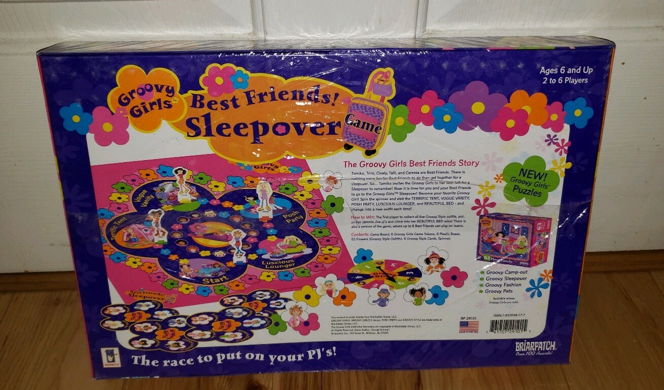 NEW Briarpatch Groovy Girls Best Friends Sleepover Game Ages 6 and up