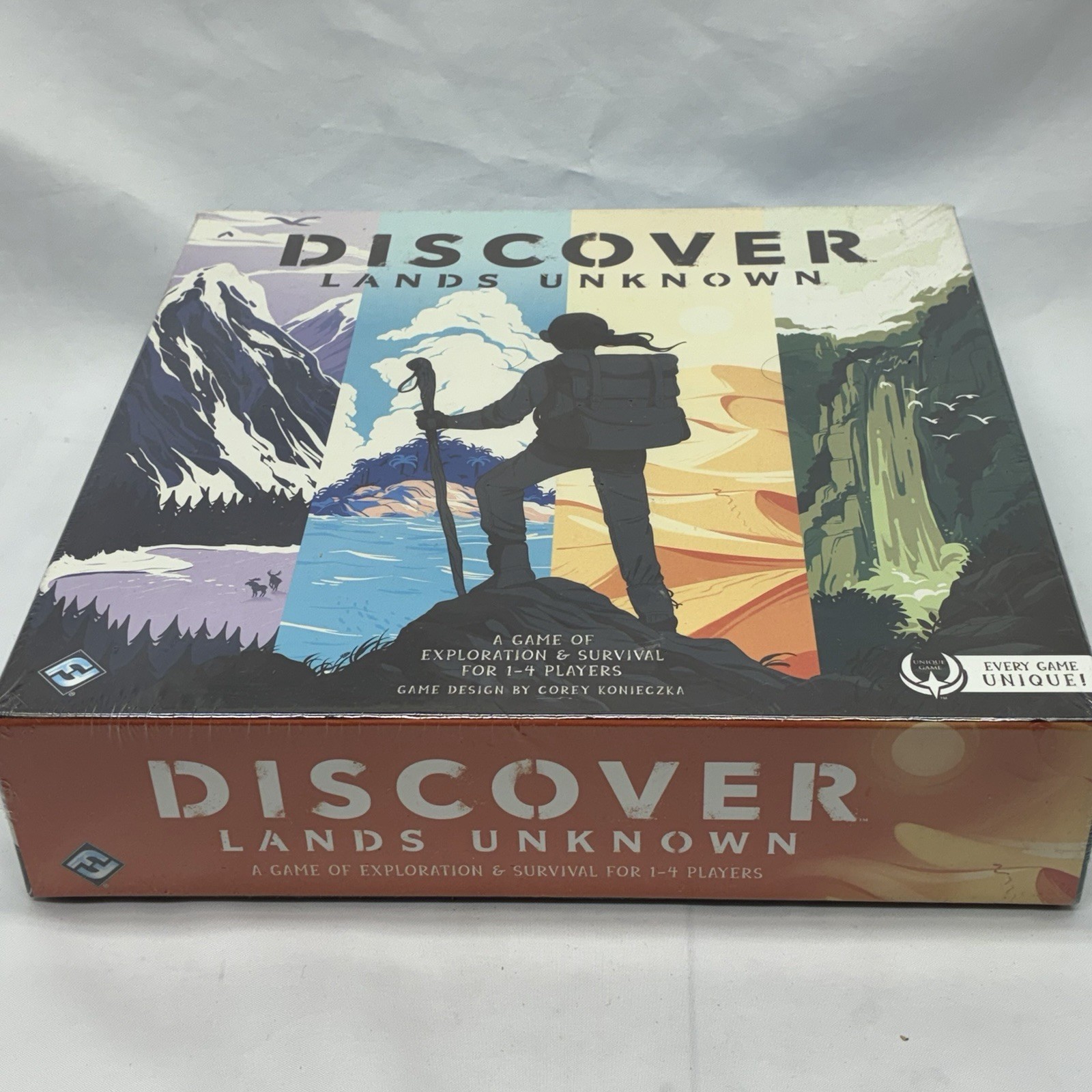 Discover: Lands Unknown – Survival Adventure Board Game Sealed New