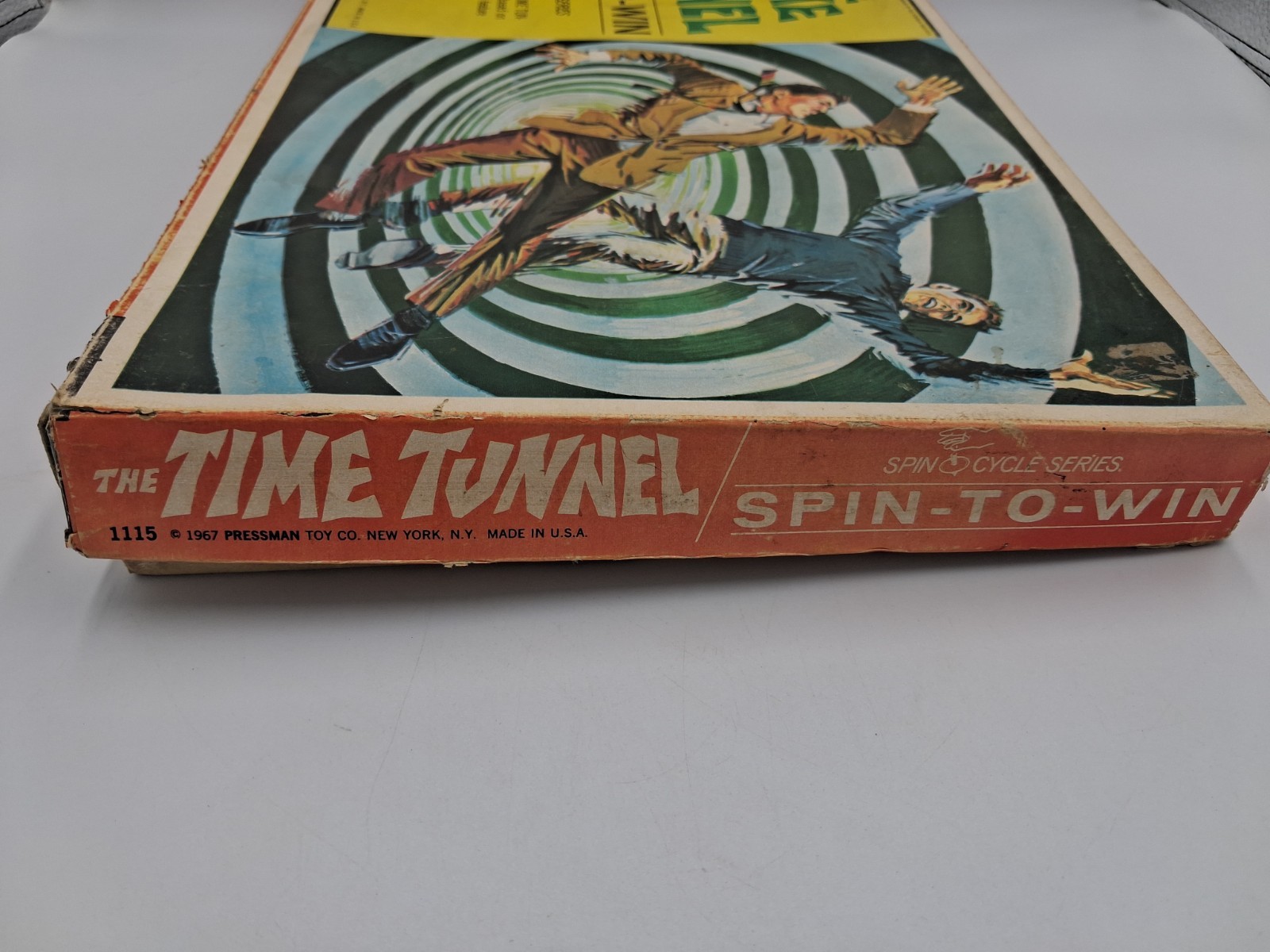 Time Tunnel Spin-To-Win Board Game, C 1967 Pressman Toy Co, MISSING PEICES