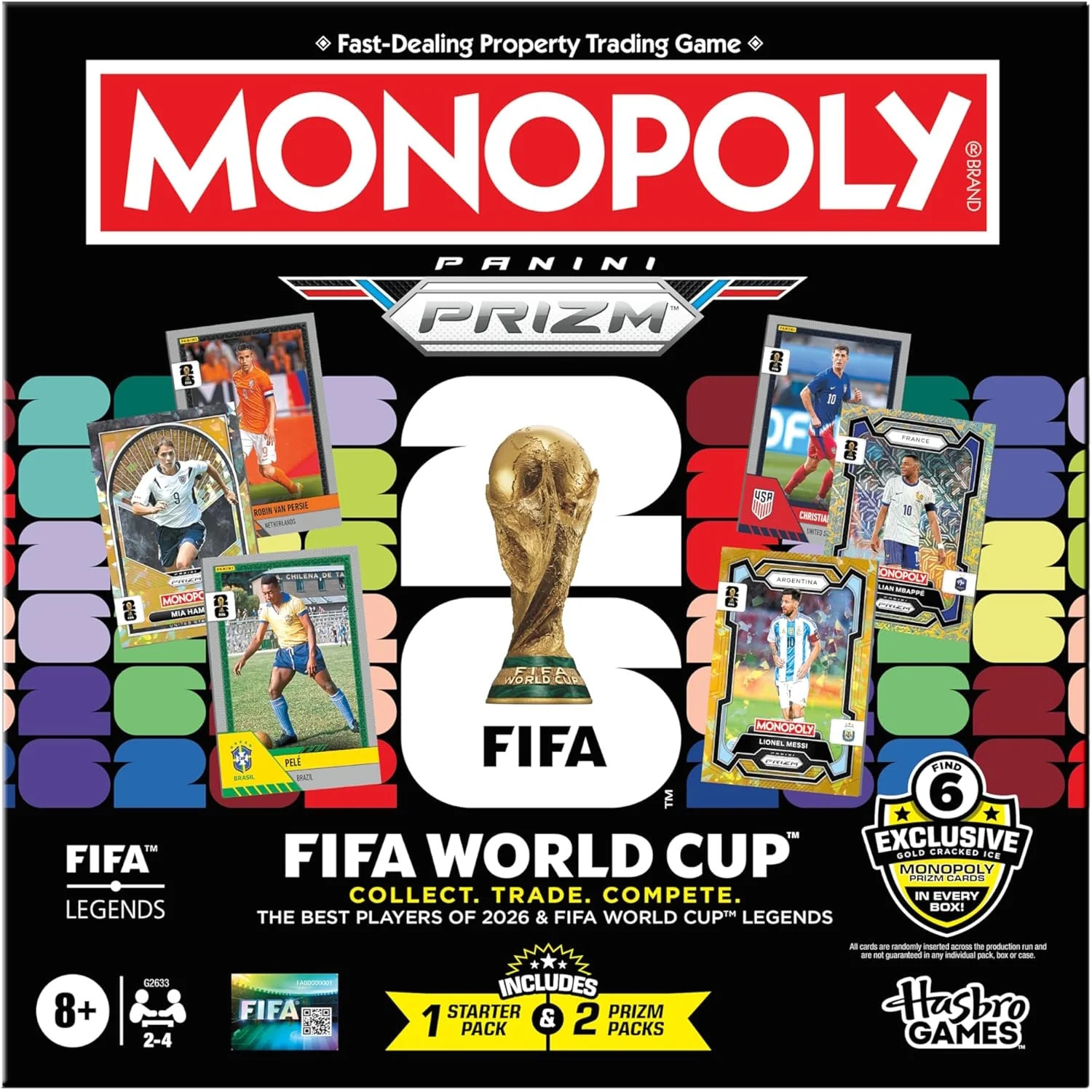 Monopoly Panini: Prizm FIFA World Cup Board Game (2026)