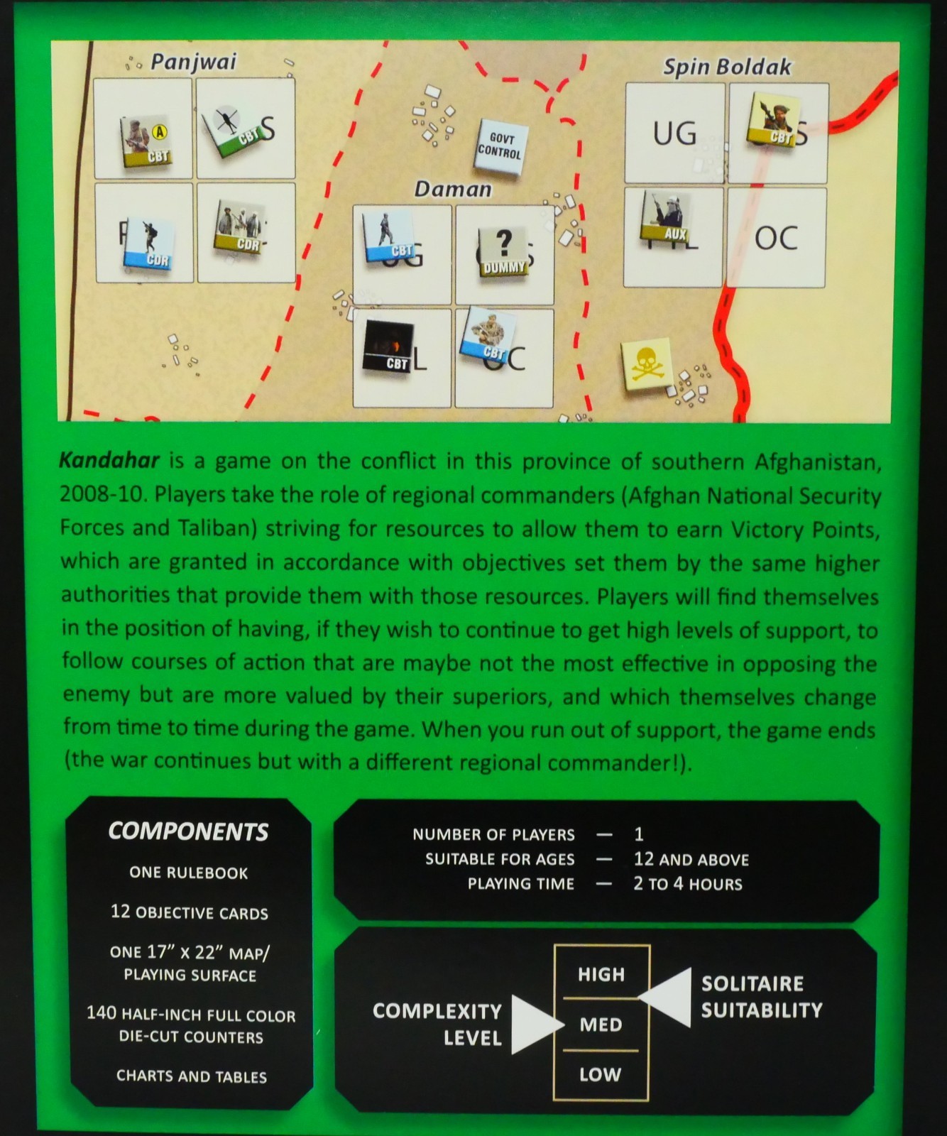 One Small Step Games Folio 3, Kandahar: Southern Afghanistan 2008-2010 Unpunched