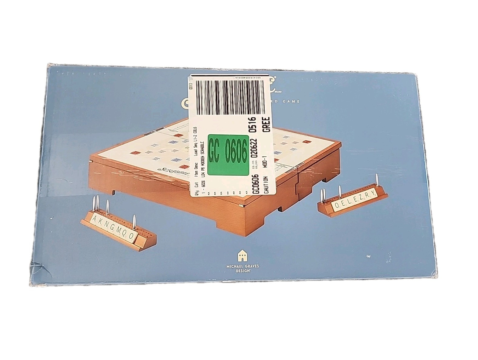 Scrabble Game Michael Graves Design Wooden Board 2 To 4 Players New