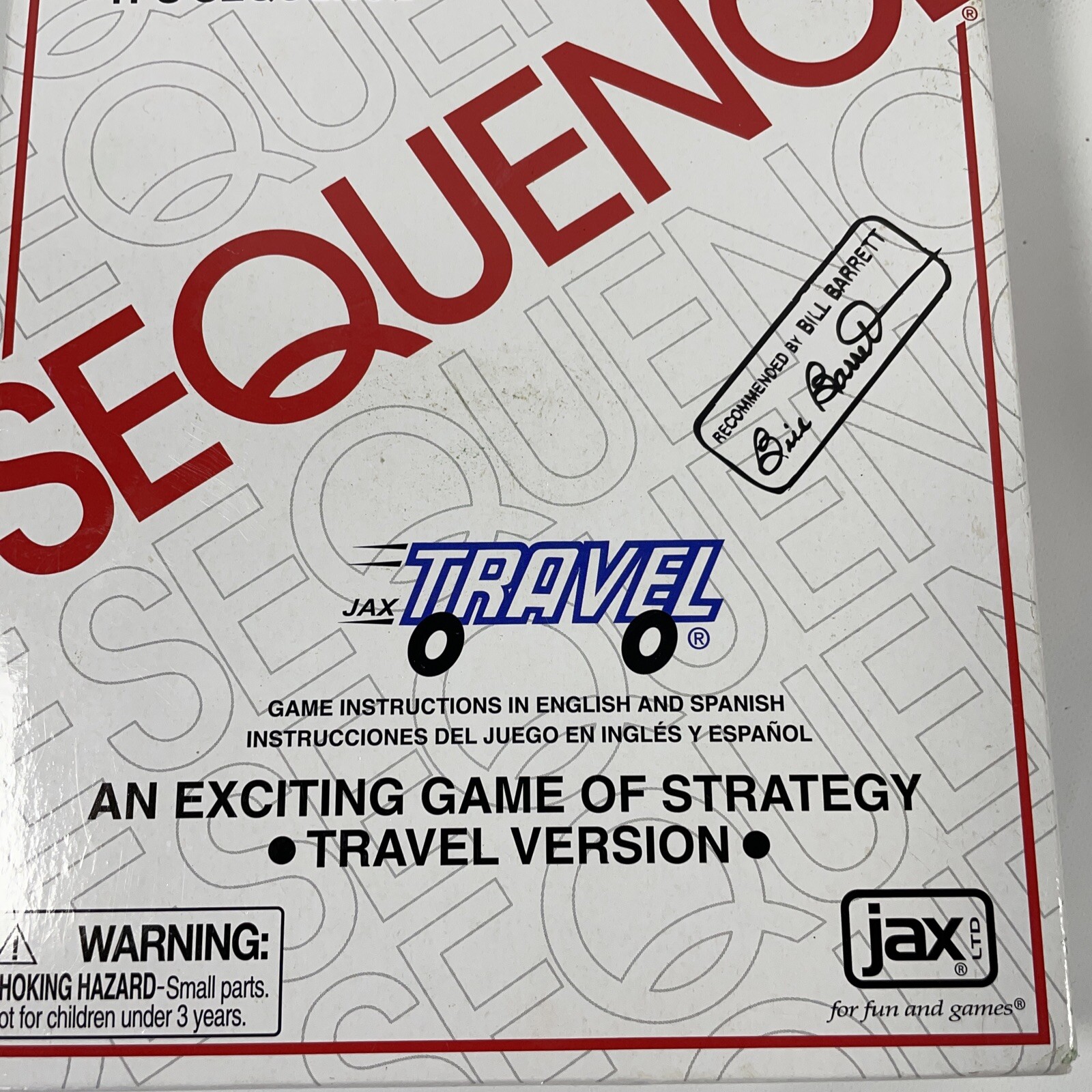 Sequence Strategy Travel Game With Case Kids Adults Fun Travel Game