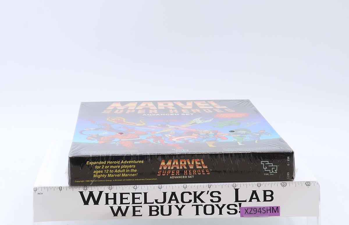 Marvel Super Heroes Advanced Set Board Game 1986 TSR Inc NEW SEALED