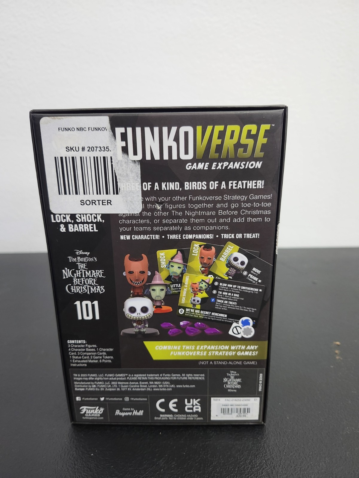 Funko Funkoverse: The Nightmare Before Christmas 101 3-Pack Expansion Game New
