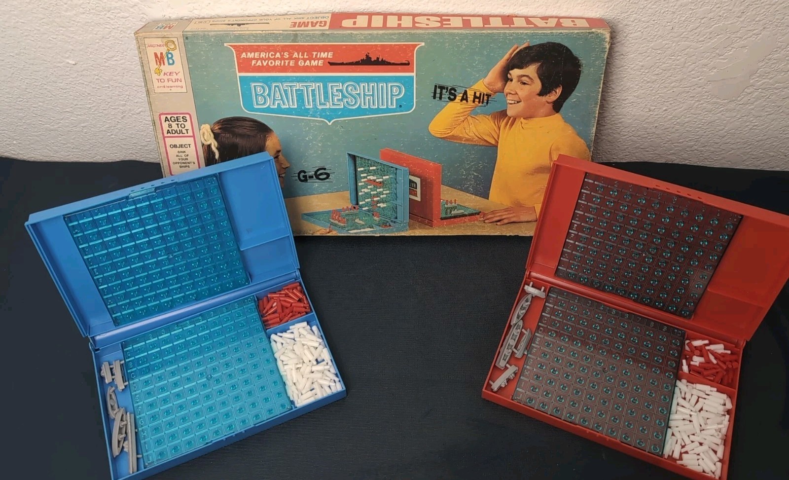 Vintage 1971 Milton Bradley Battleship Board Game #4730 SINK OPPONENTS SHIPS