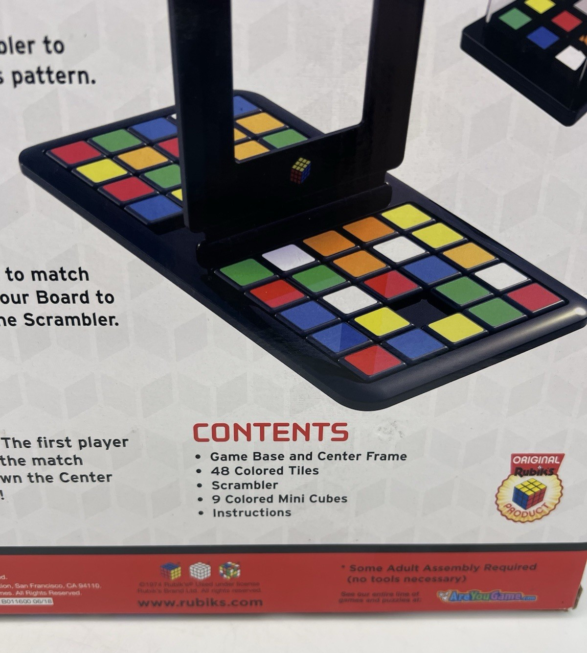 Rubik’s Race Board Game 2 Player Puzzle Challenge Complete University Games
