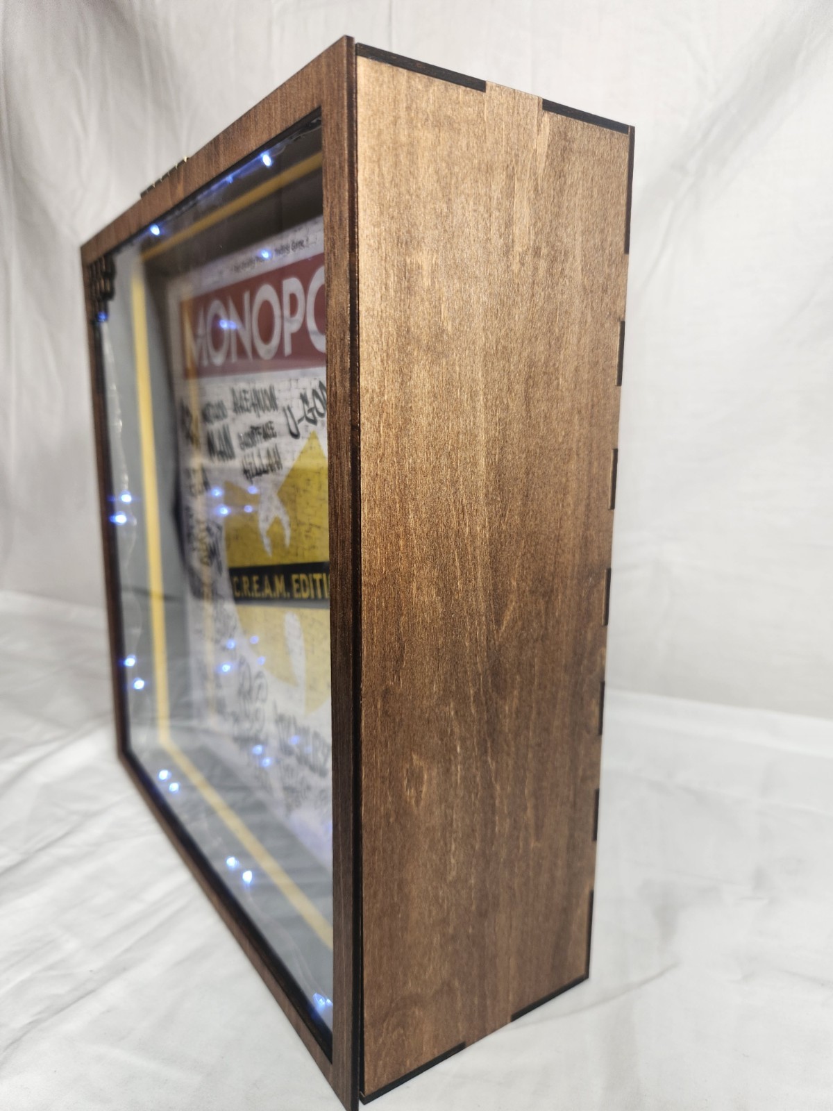 3 Piece Wu-Tang Clan Monopoly Display Case (READ DESCRIPTION DISPLAY CASE ONLY)