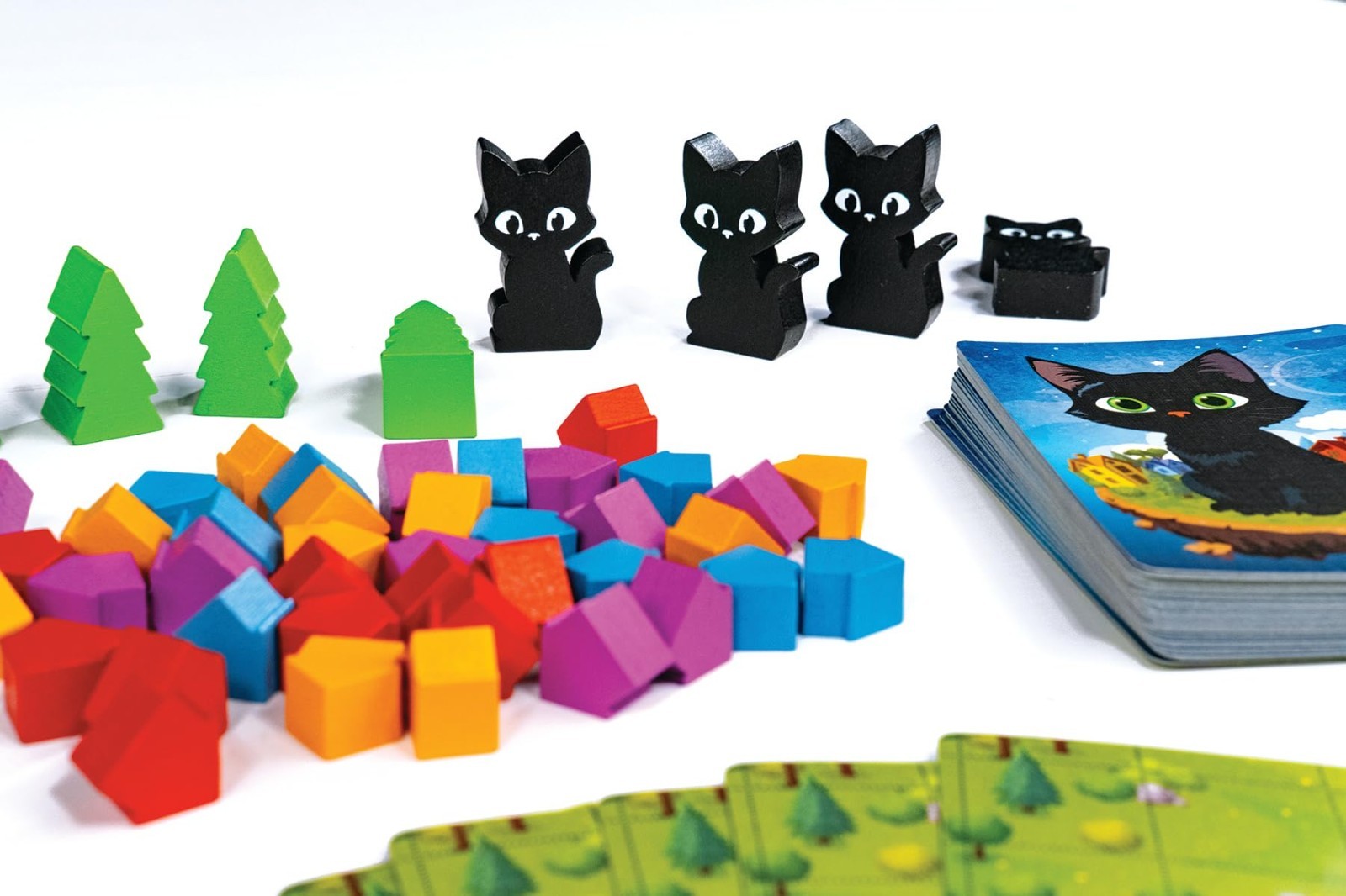 Light Strategy Family Board Game for 2-4 Players – Fun for Ages 8+ – Cat Theme