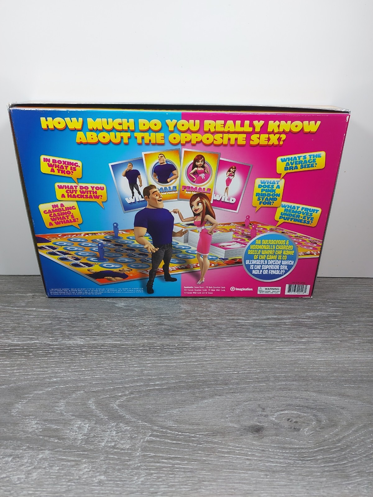 Battle Of The Sexes The Battle Continues Board Game Male vs Female fun Ages 12+