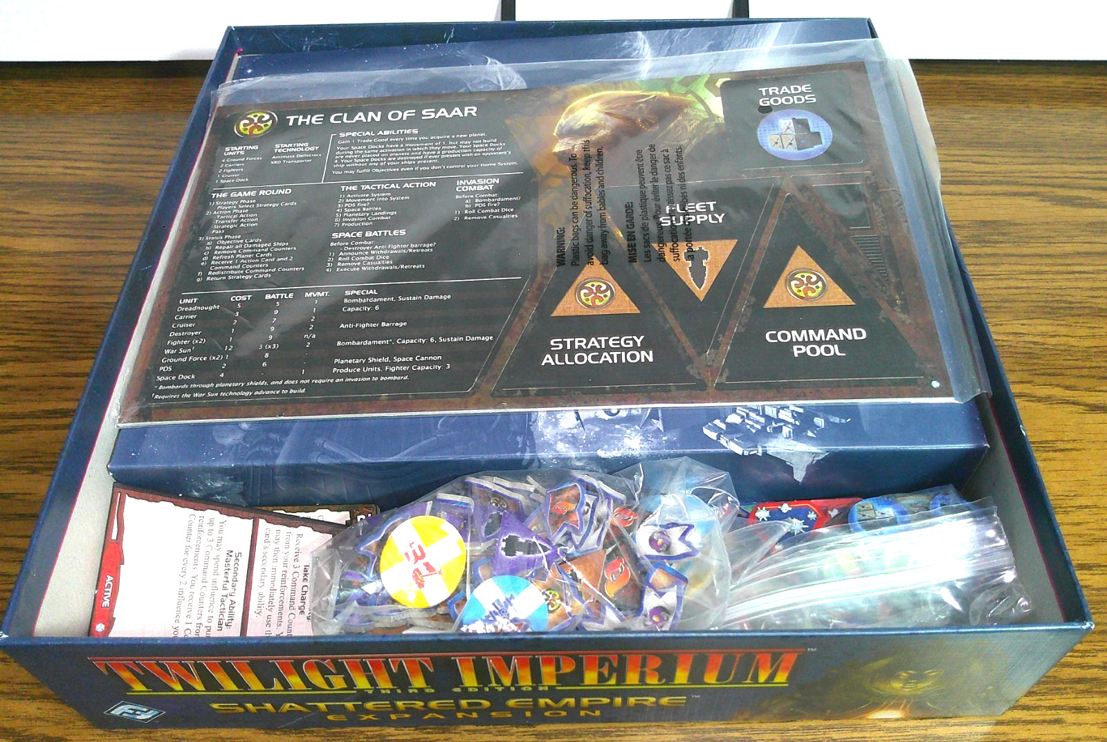 Twilight Imperium Shattered Empire Expansion Fantasy Flight Games 2010