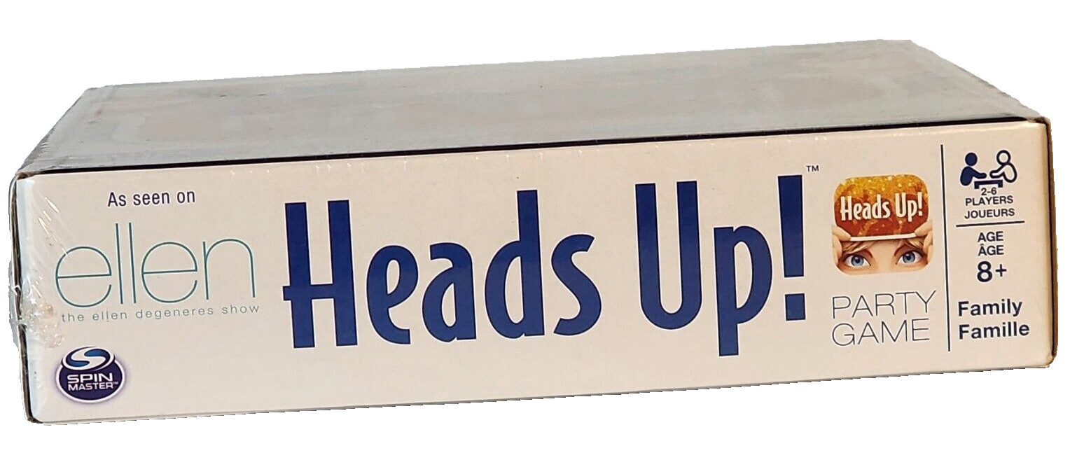 NEW/SEALED Heads Up! Party Game 3rd Ed Ellen Show Exclusive Bingeworthy Deck Inc
