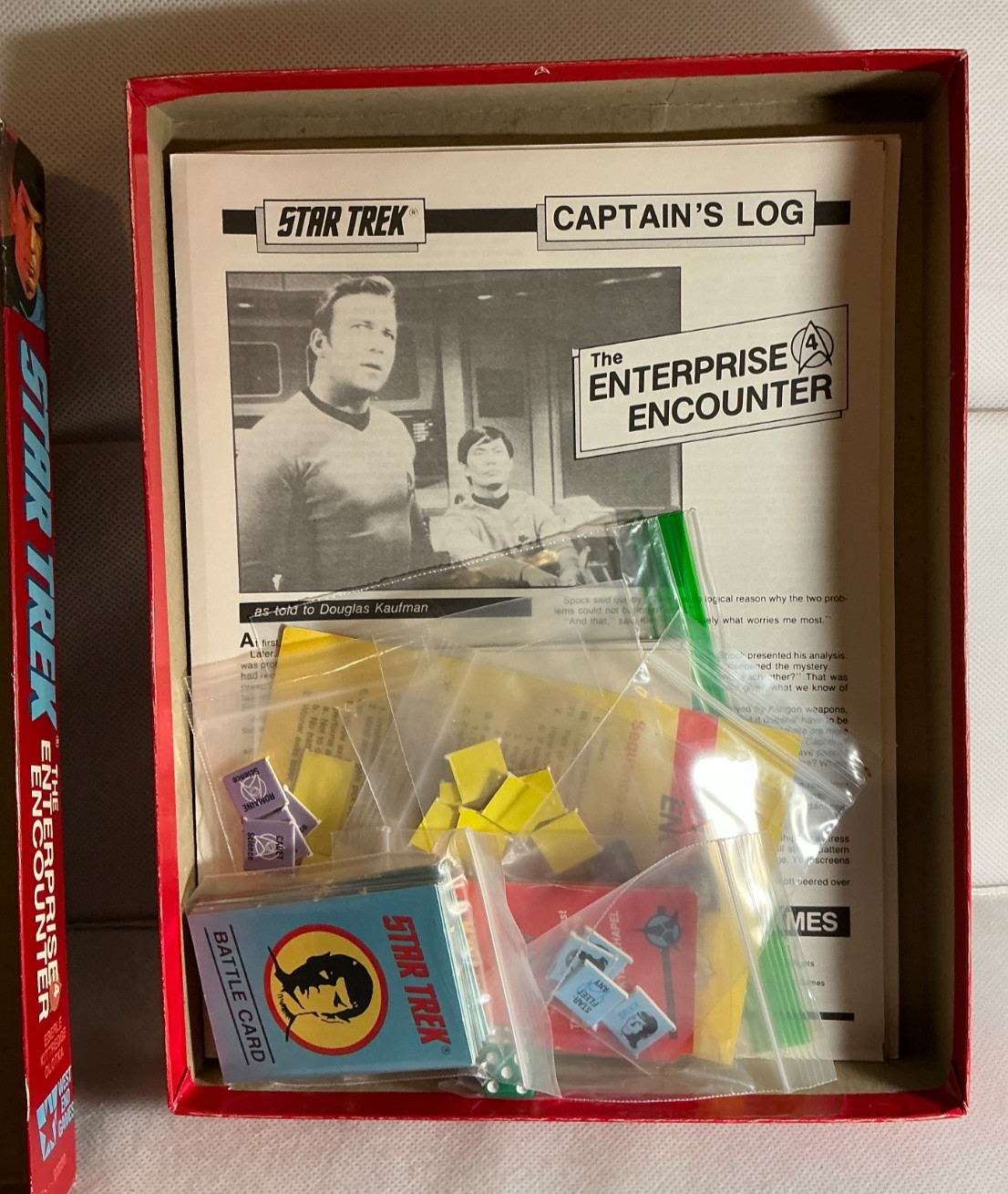 Star Trek The Enterprise Encounter Board Game 1985 West End Games Complete