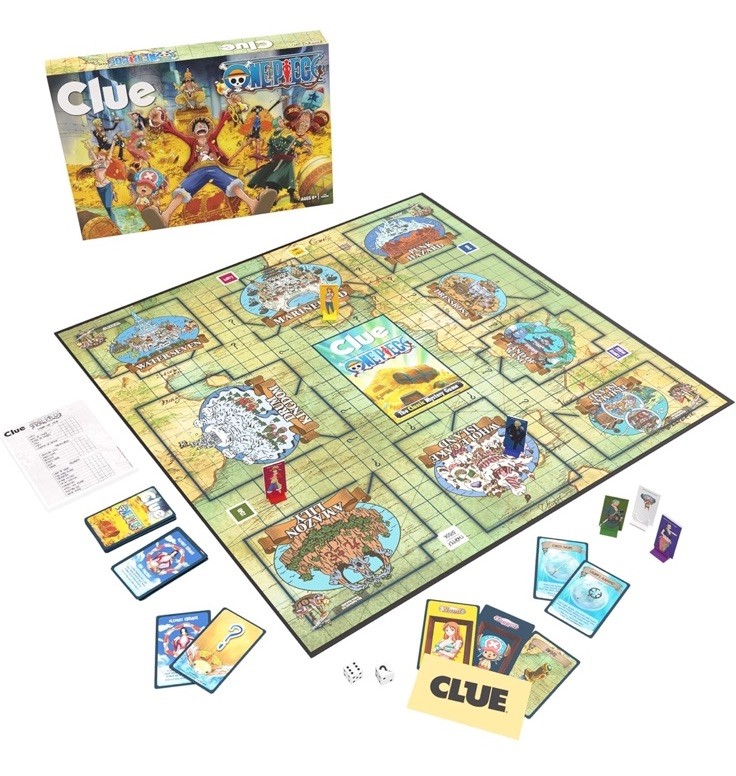 One Piece Clue + One Piece Labyrinth Board Game Bundle Complete Anime Edition