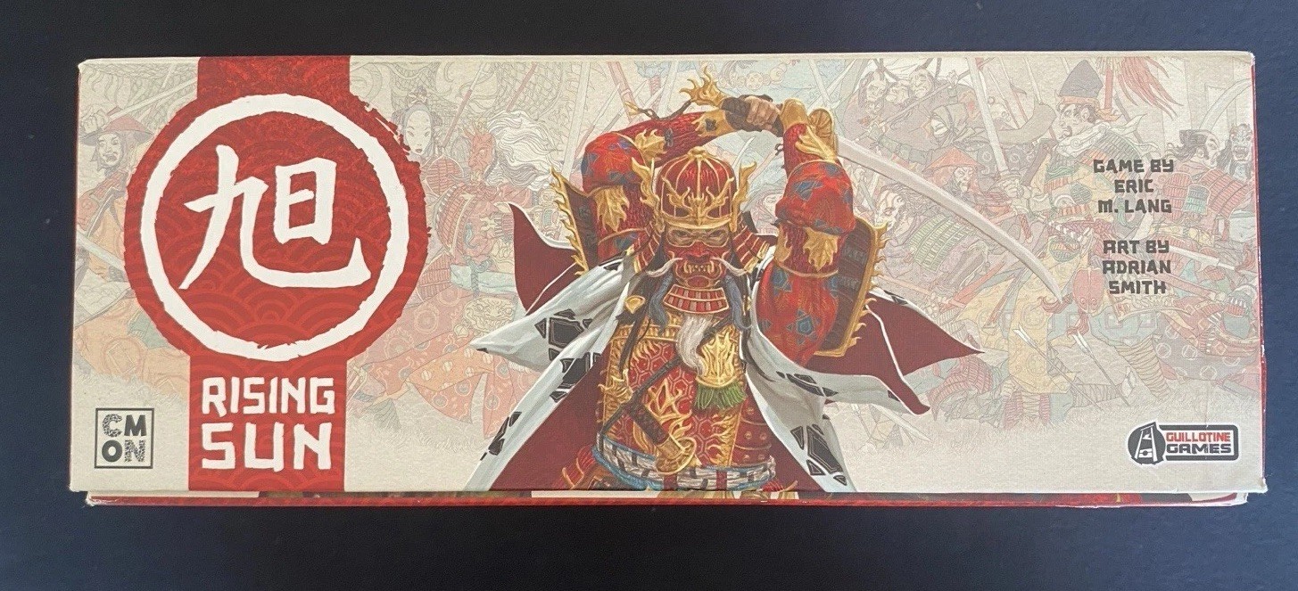 RISING SUN Board Game 2019 Feudal Japan War Strategy CMON Guillotine Games