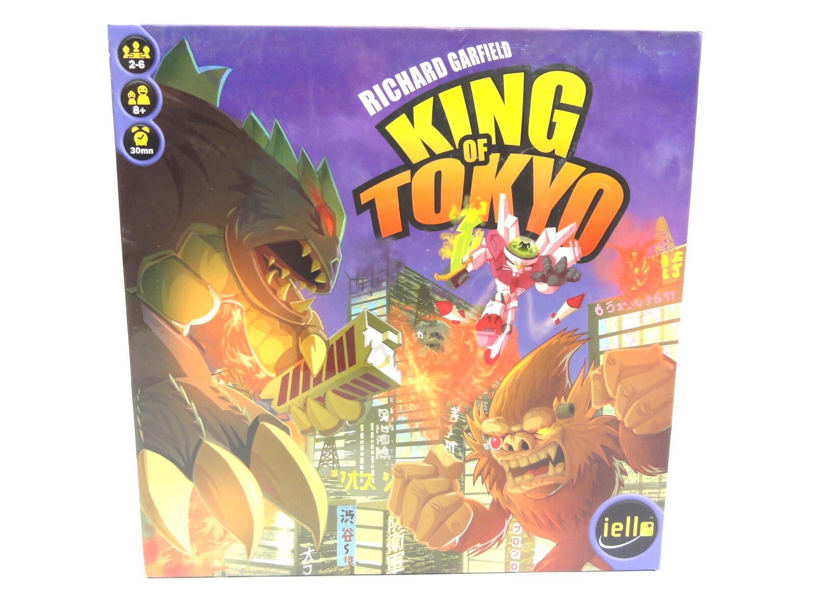 King of Tokyo Board Game COMPLETE (used) 2010 Iello