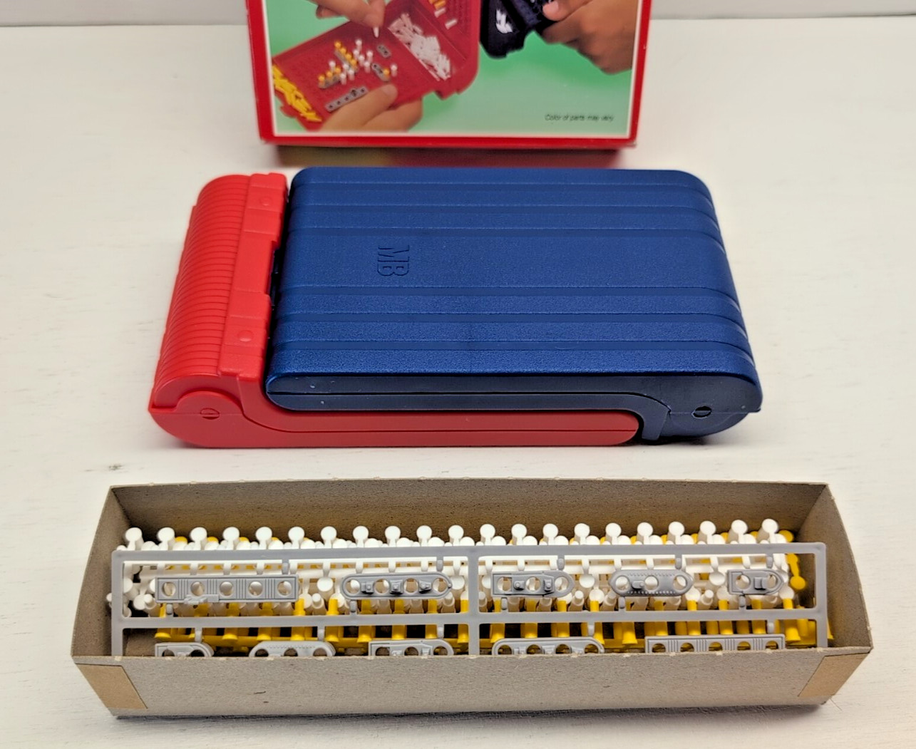OPEN BOX! NEW! VINTAGE TRAVEL BOARD GAME 1990 PERFECTION & 1989 BATTLESHIP MB