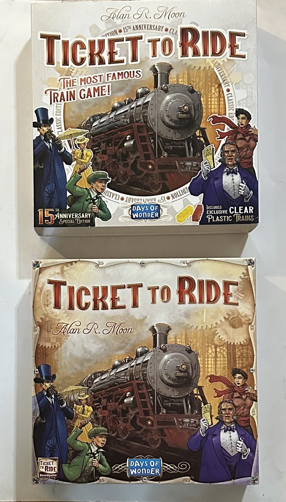 Ticket To Ride 15th Anniversary Edition Special Ed Days Of Wonder Complete NM-
