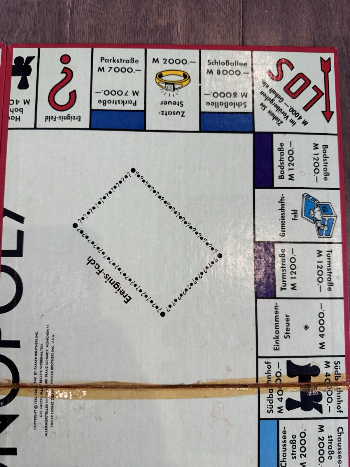 Vintage Monopoly Game Silber Edition Spiele Schmidt German 1940s See Descp