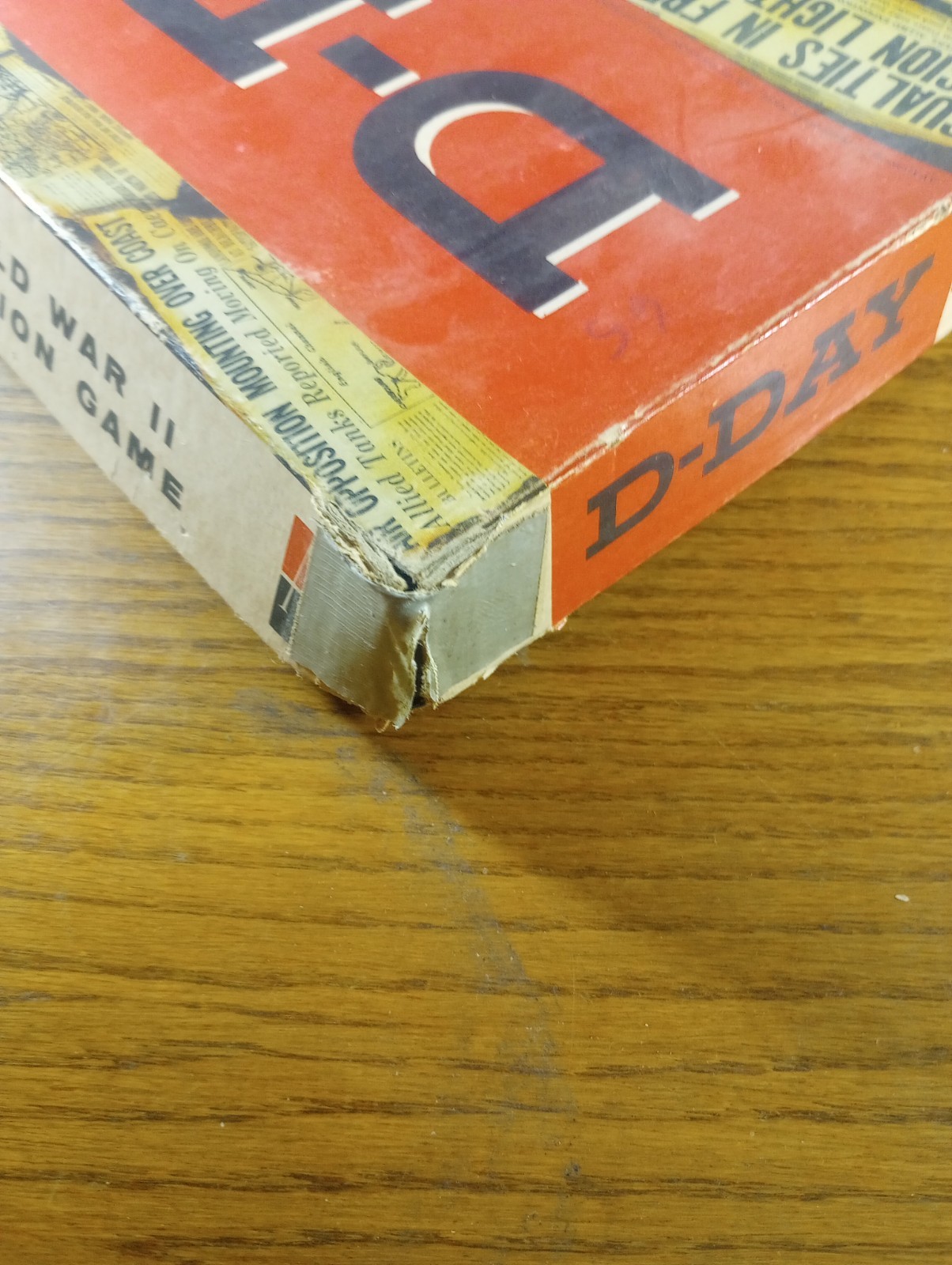Vintage 1961 D-Day World War II Invasion Board Game #508 Avalon Hill WWII D Day