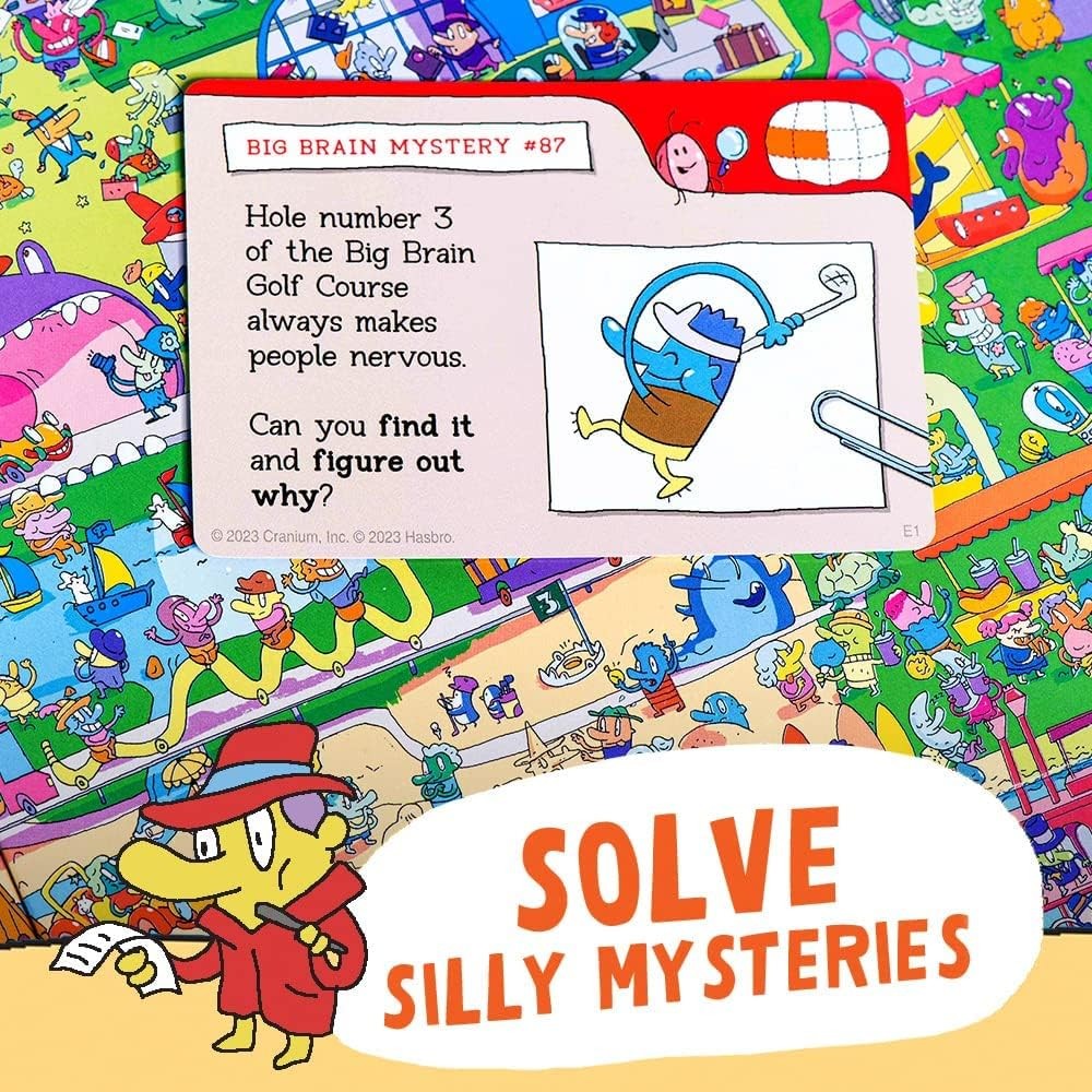 Cranium Big Brain Board Game 300 Mysteries Fun For 1 To 4 Players Ages 5+