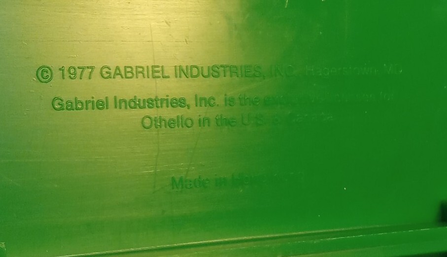 Vintage 1977 Gabriel Pocket Othello Travel Game Complete W/ Box & Instructions