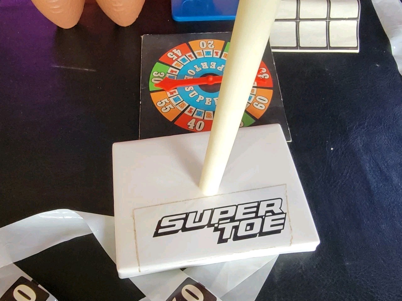 Vtg Schaper Super Jock Toe Football Game 1975 Kicker Toy Original Box TOY SPORTS