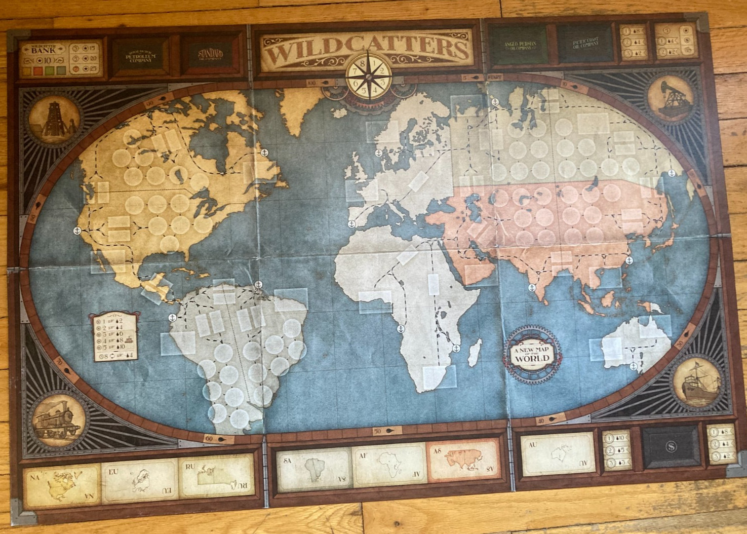 WILDCATTERS Board Game Limited 1st Edition with Signed Card (Rass Games 2013)