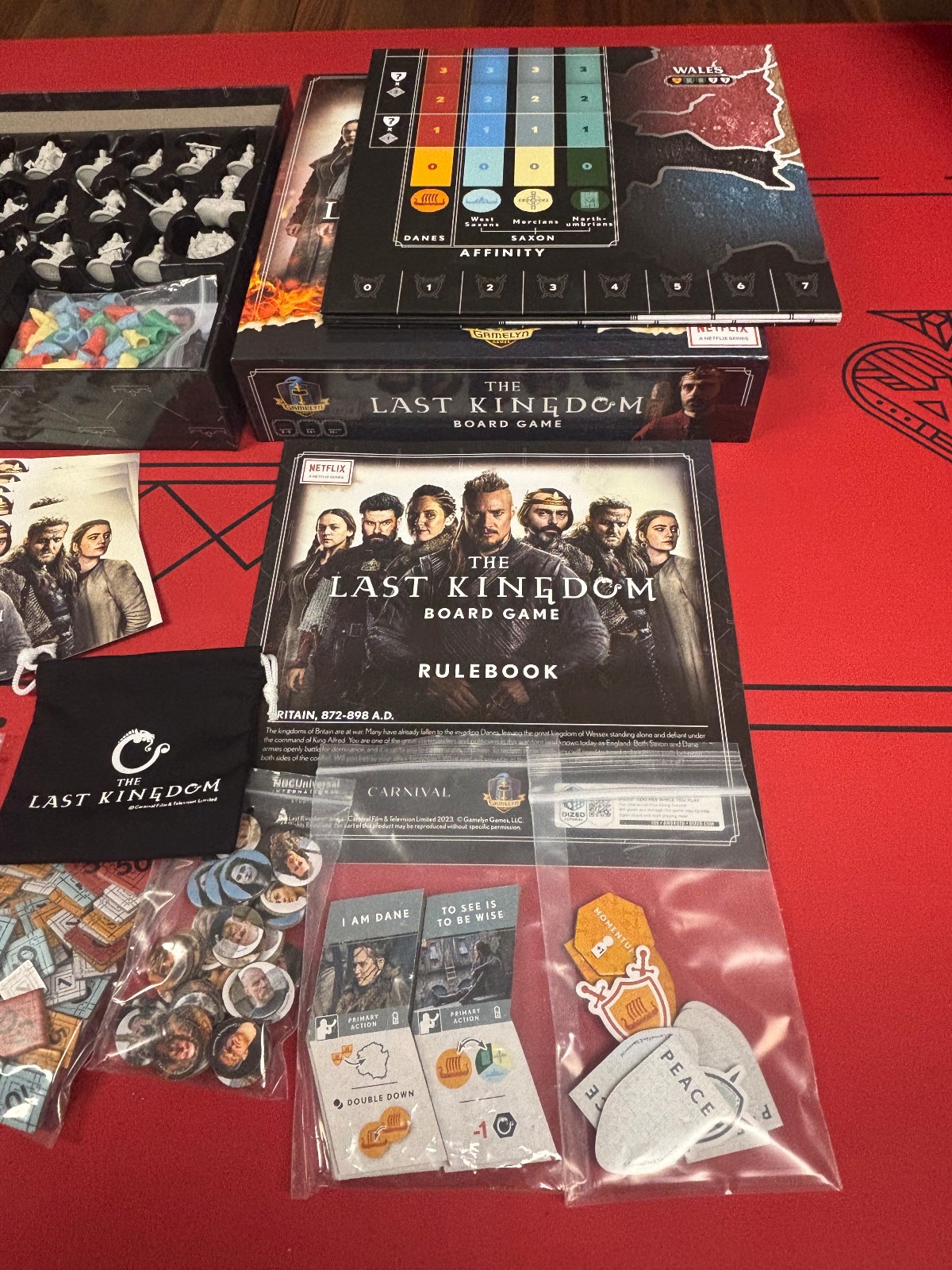 Unplayed, Sleeved The Last Kingdom Board Game By Gamelyn Games Strategy Netflix