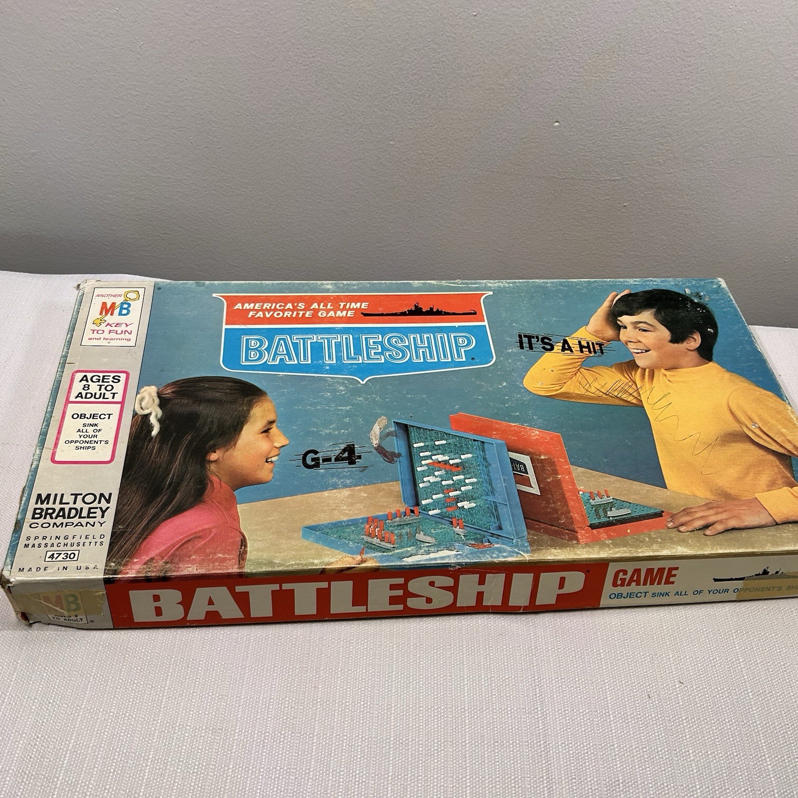 Vtg 1971 Battleship Game by Milton Bradley in Great Condition 100% Complete!