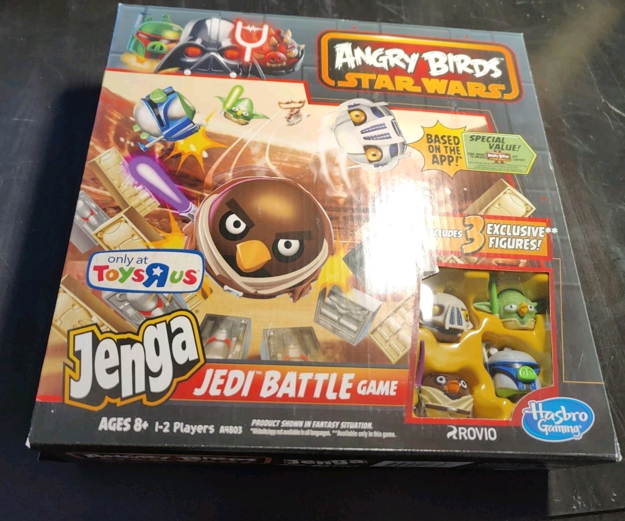 Angry Birds Star Wars Jenga Jedi Battle Game New Sealed Hasbro 2013 Rovio