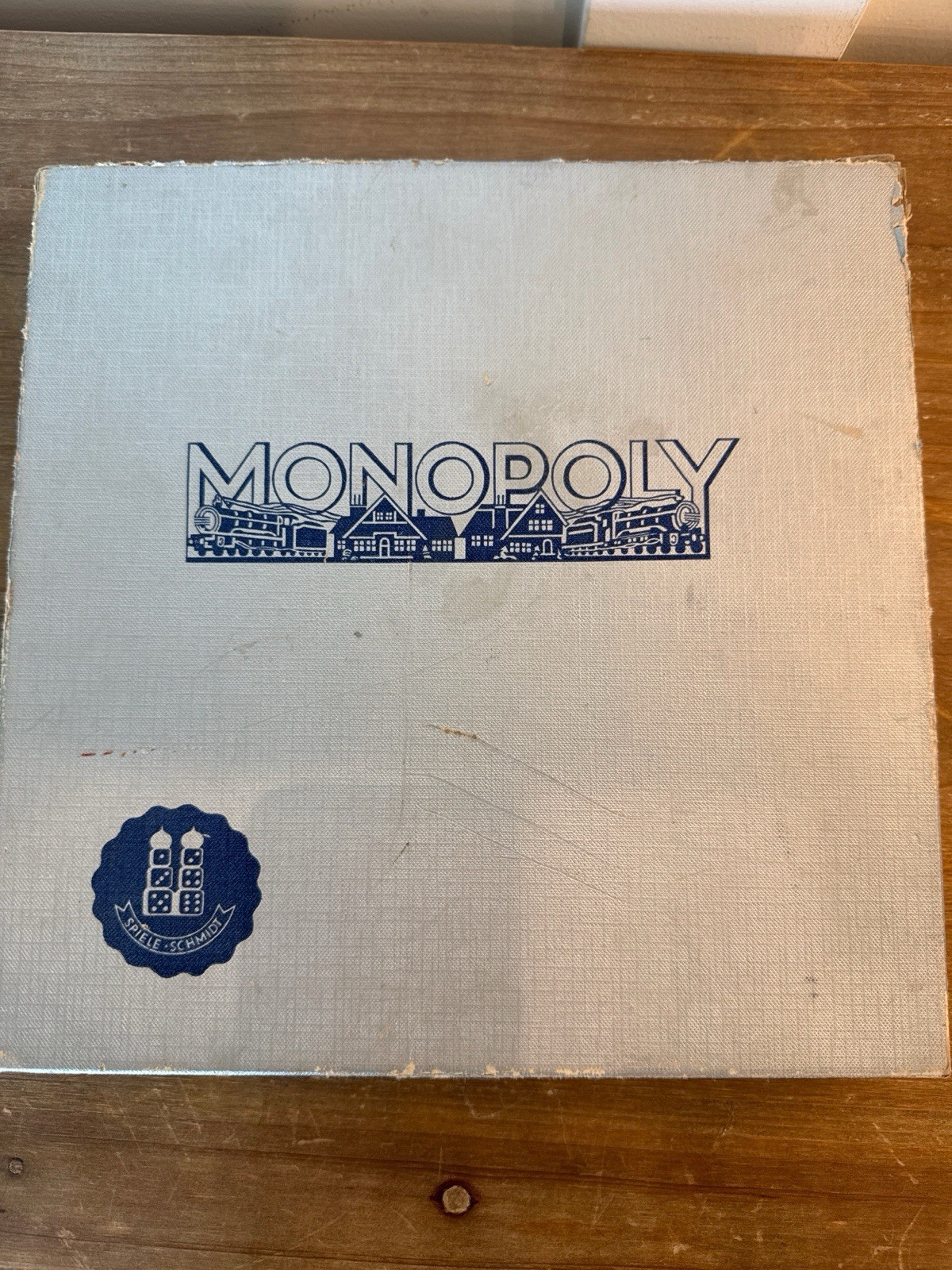 Vintage Monopoly Game Silber Edition Spiele Schmidt German 1940s See Descp