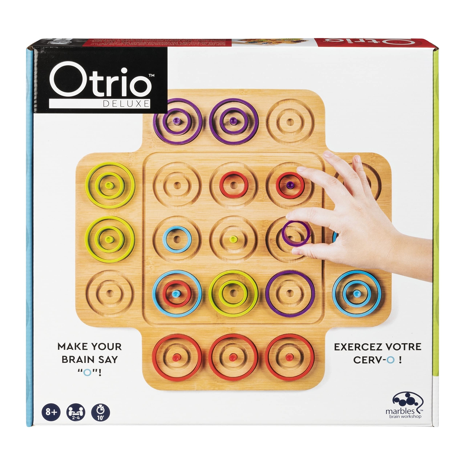 Otrio Wood Strategy-Based Family Board Game Award-Winning STEM Interactive Pu…